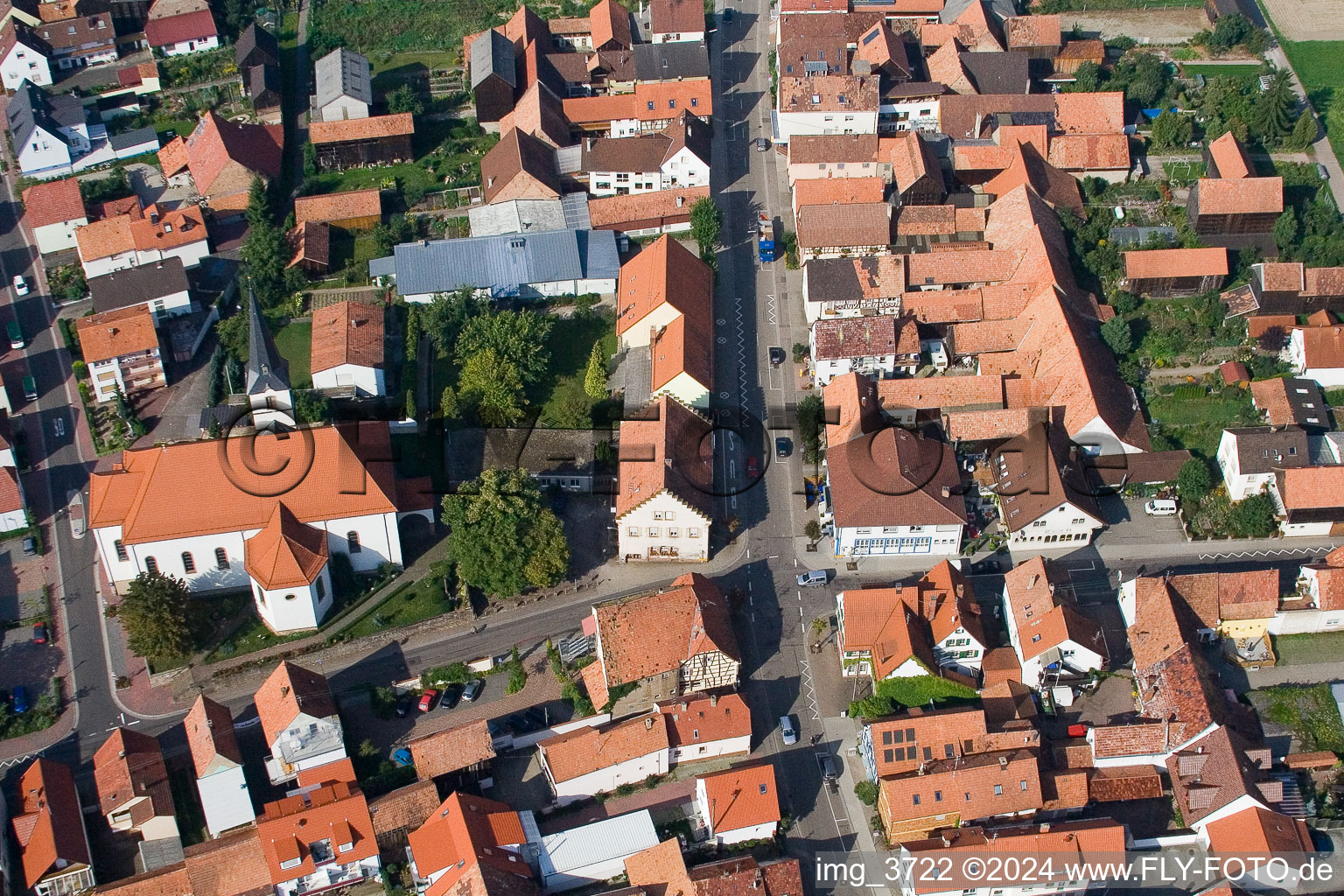 Hatzenbühl dans le département Rhénanie-Palatinat, Allemagne vue du ciel