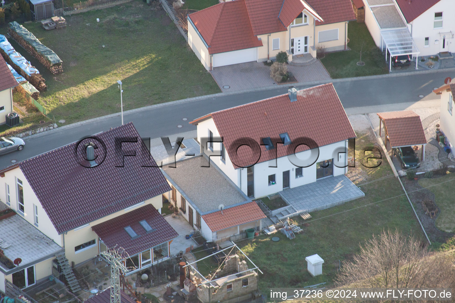 Image drone de Nouvelle zone de développement NE à le quartier Schaidt in Wörth am Rhein dans le département Rhénanie-Palatinat, Allemagne