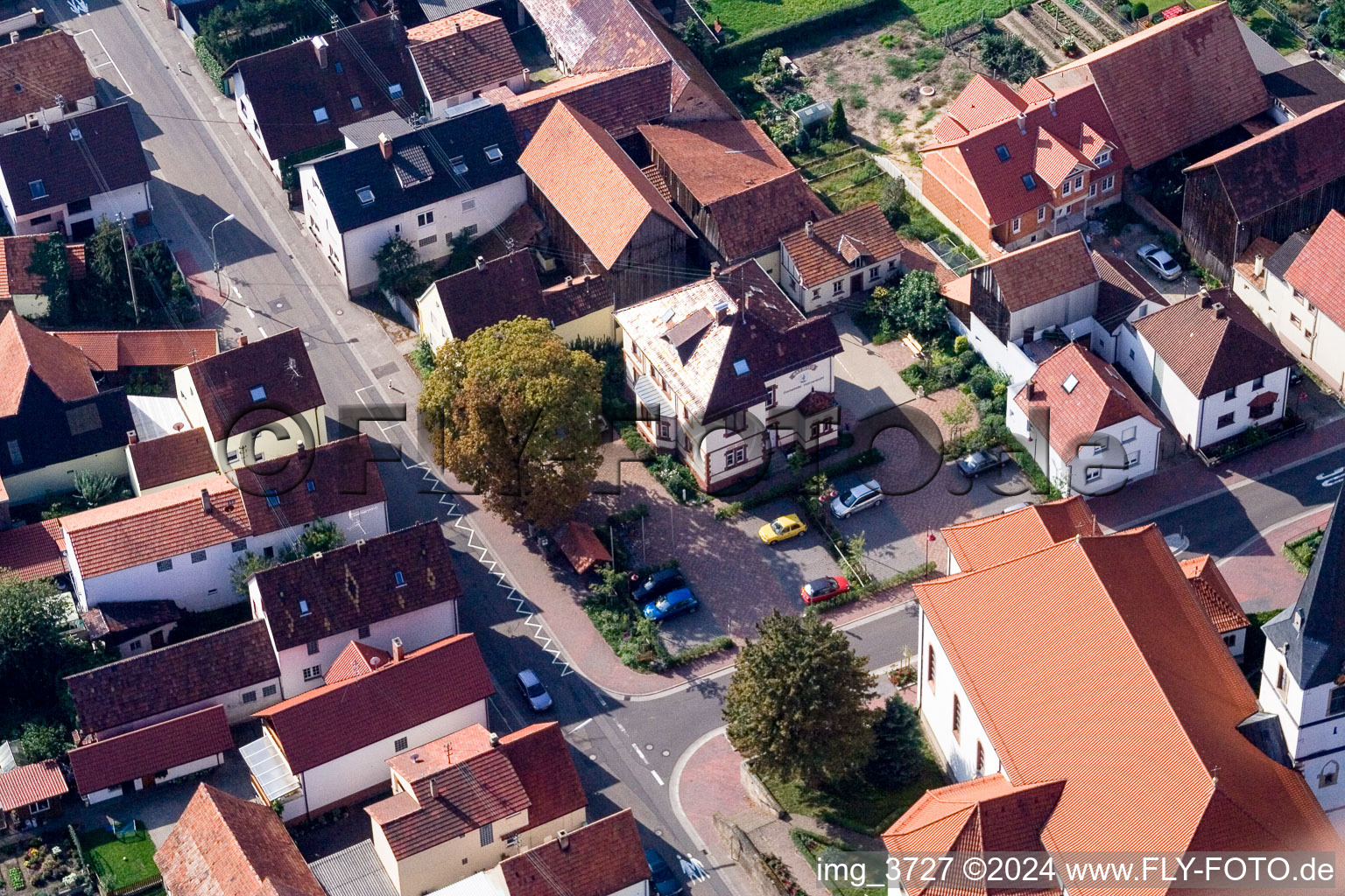 Image drone de Hatzenbühl dans le département Rhénanie-Palatinat, Allemagne