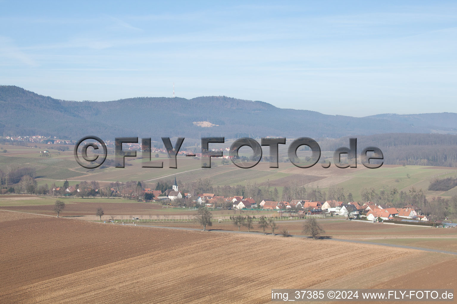 Photographie aérienne de Bremmelbach dans le département Bas Rhin, France