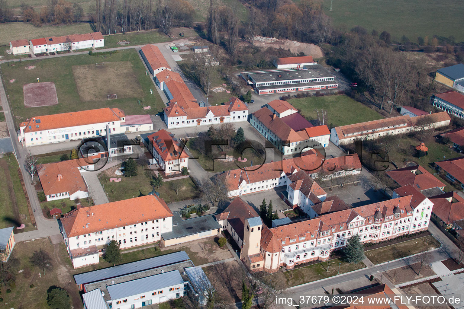 Vue oblique de Landau in der Pfalz dans le département Rhénanie-Palatinat, Allemagne