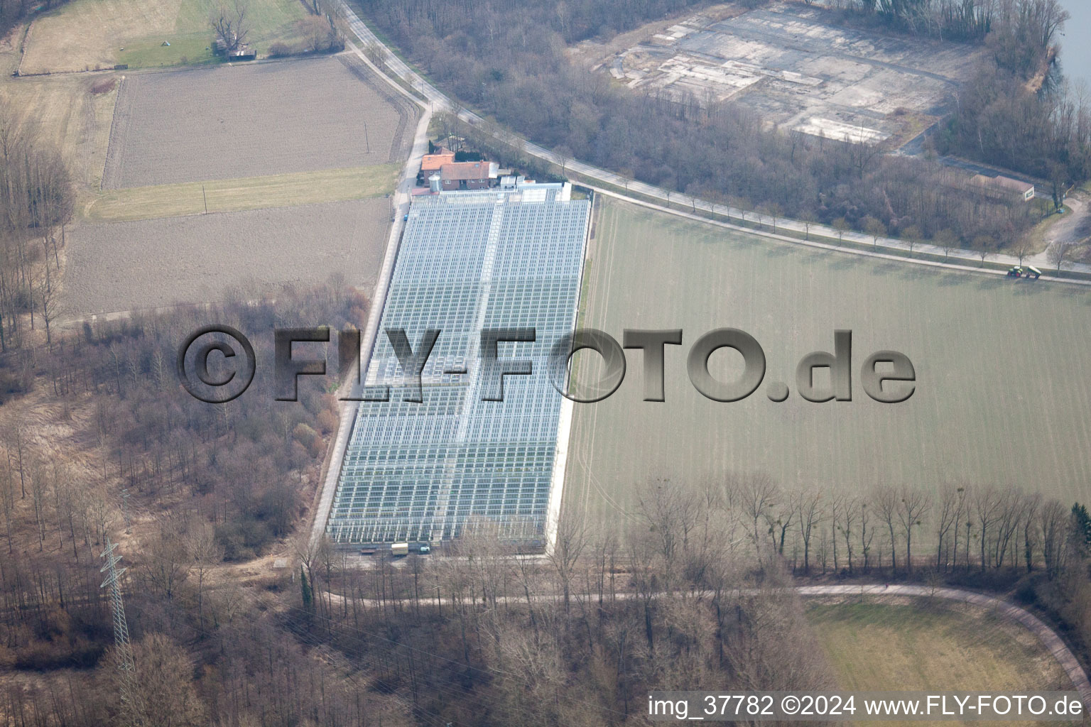 Quartier Sondernheim in Germersheim dans le département Rhénanie-Palatinat, Allemagne d'un drone