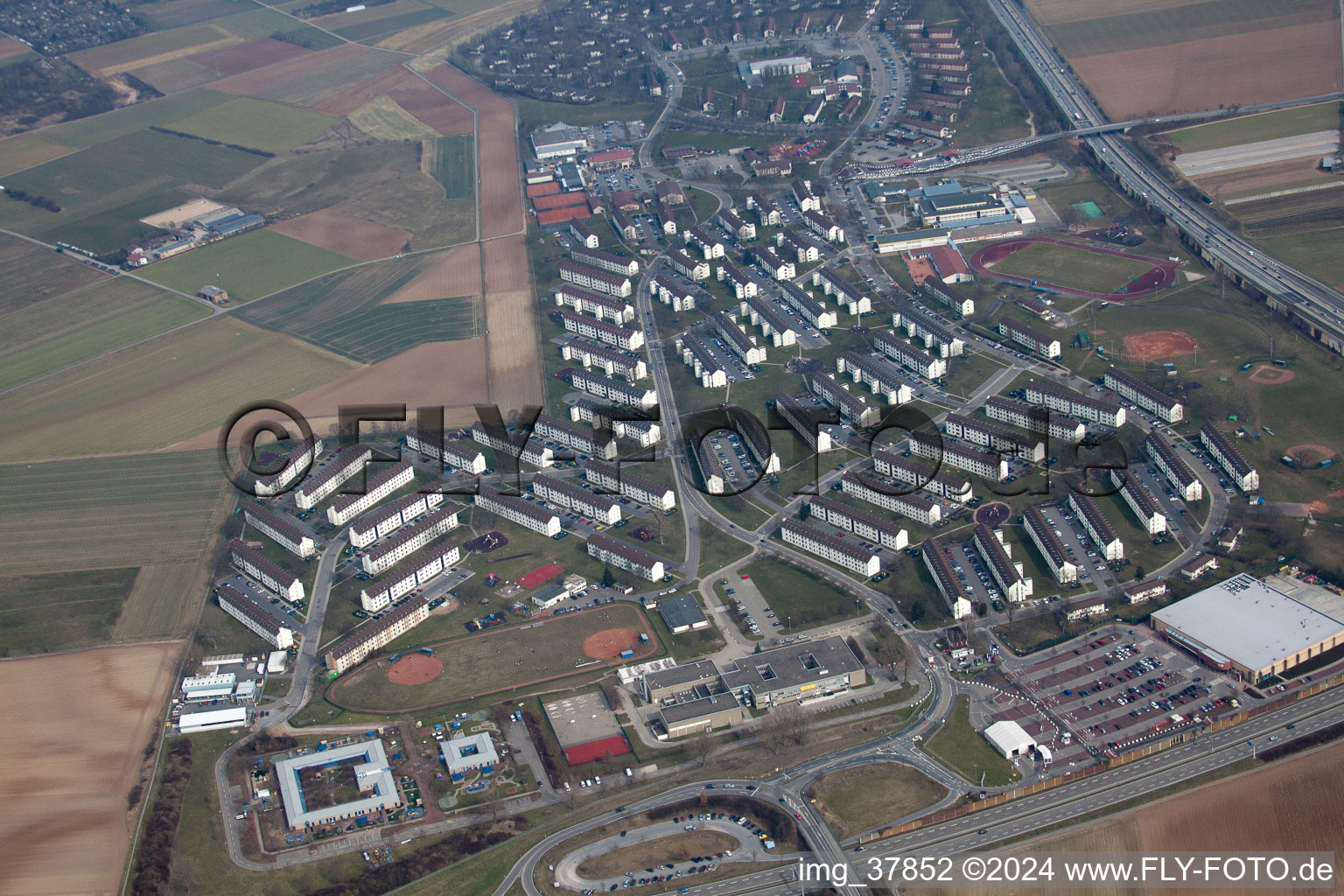 Photographie aérienne de Quartier Patrick Henry Village in Heidelberg dans le département Bade-Wurtemberg, Allemagne