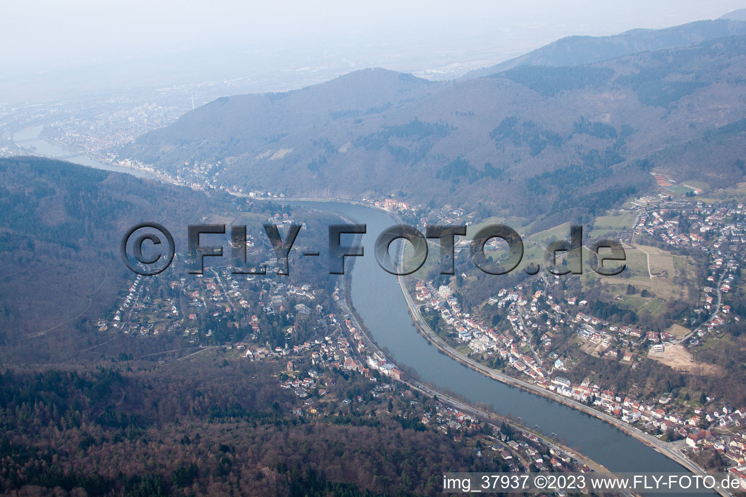 Quartier Schlierbach in Heidelberg dans le département Bade-Wurtemberg, Allemagne hors des airs