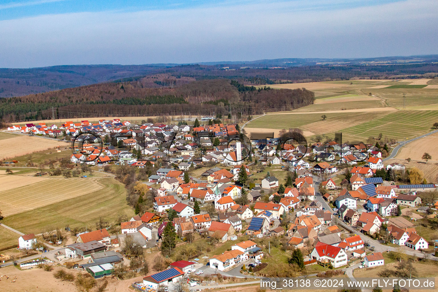 Photographie aérienne de Quartier Reichenbuch in Mosbach dans le département Bade-Wurtemberg, Allemagne