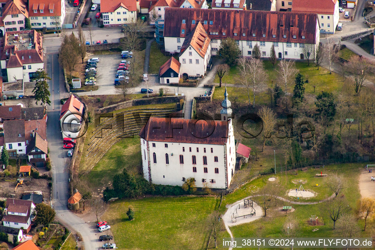 Photographie aérienne de Quartier Neckarelz in Mosbach dans le département Bade-Wurtemberg, Allemagne