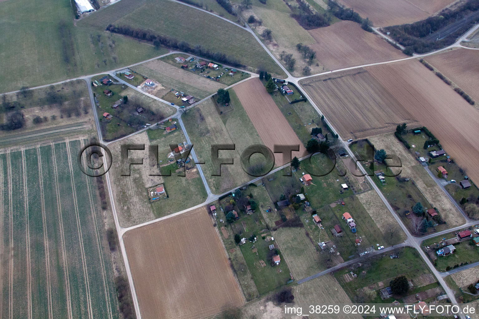 Photographie aérienne de Oberderdingen dans le département Bade-Wurtemberg, Allemagne