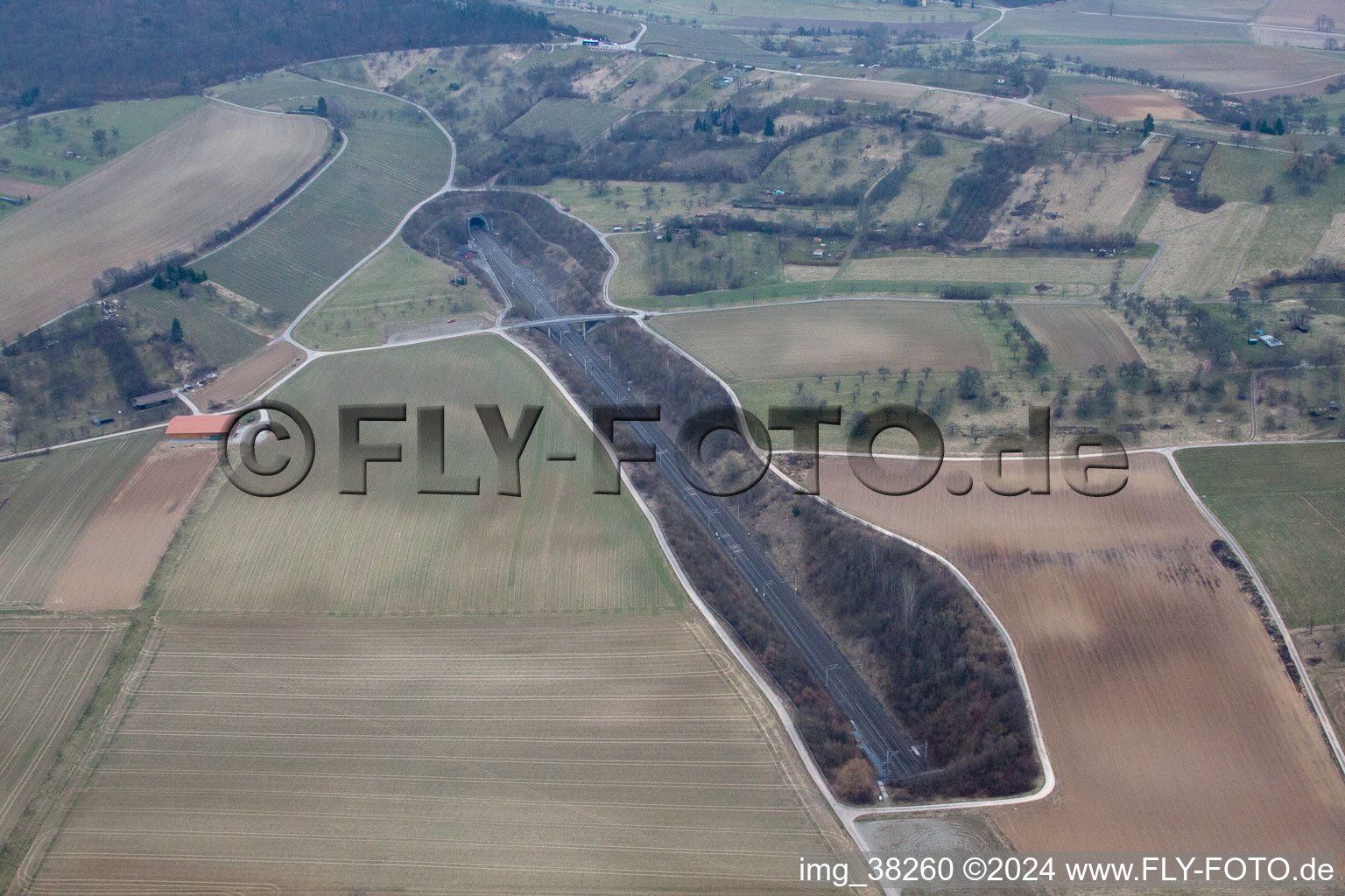 Vue oblique de Oberderdingen dans le département Bade-Wurtemberg, Allemagne