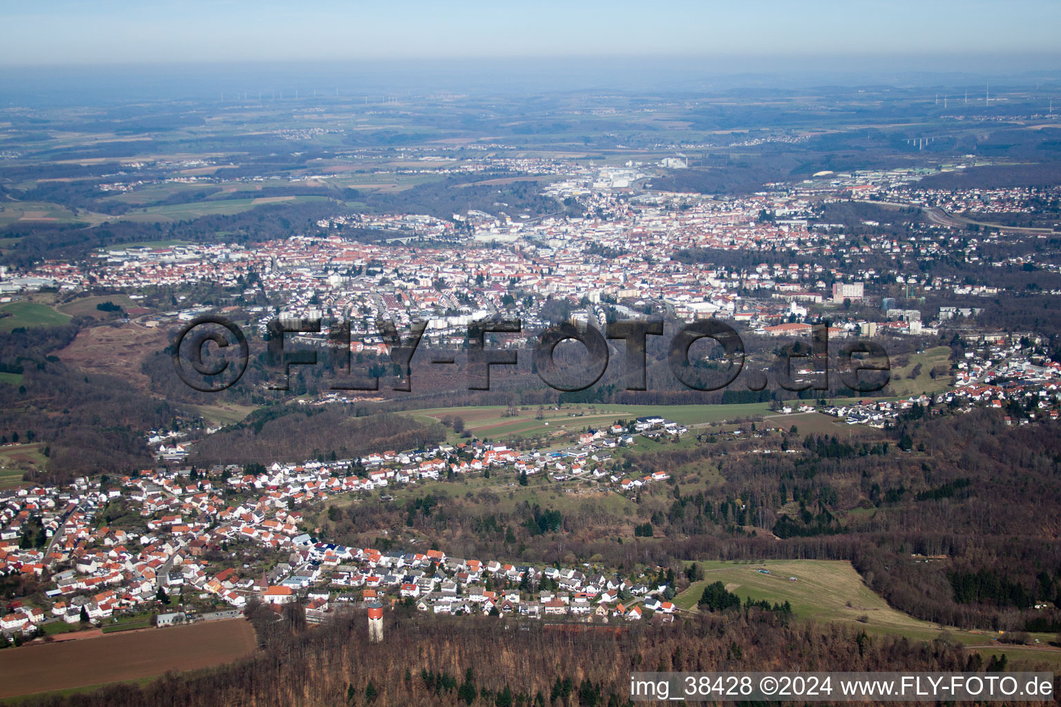 Photographie aérienne de Ludwigsthal dans le département Rhénanie-Palatinat, Allemagne