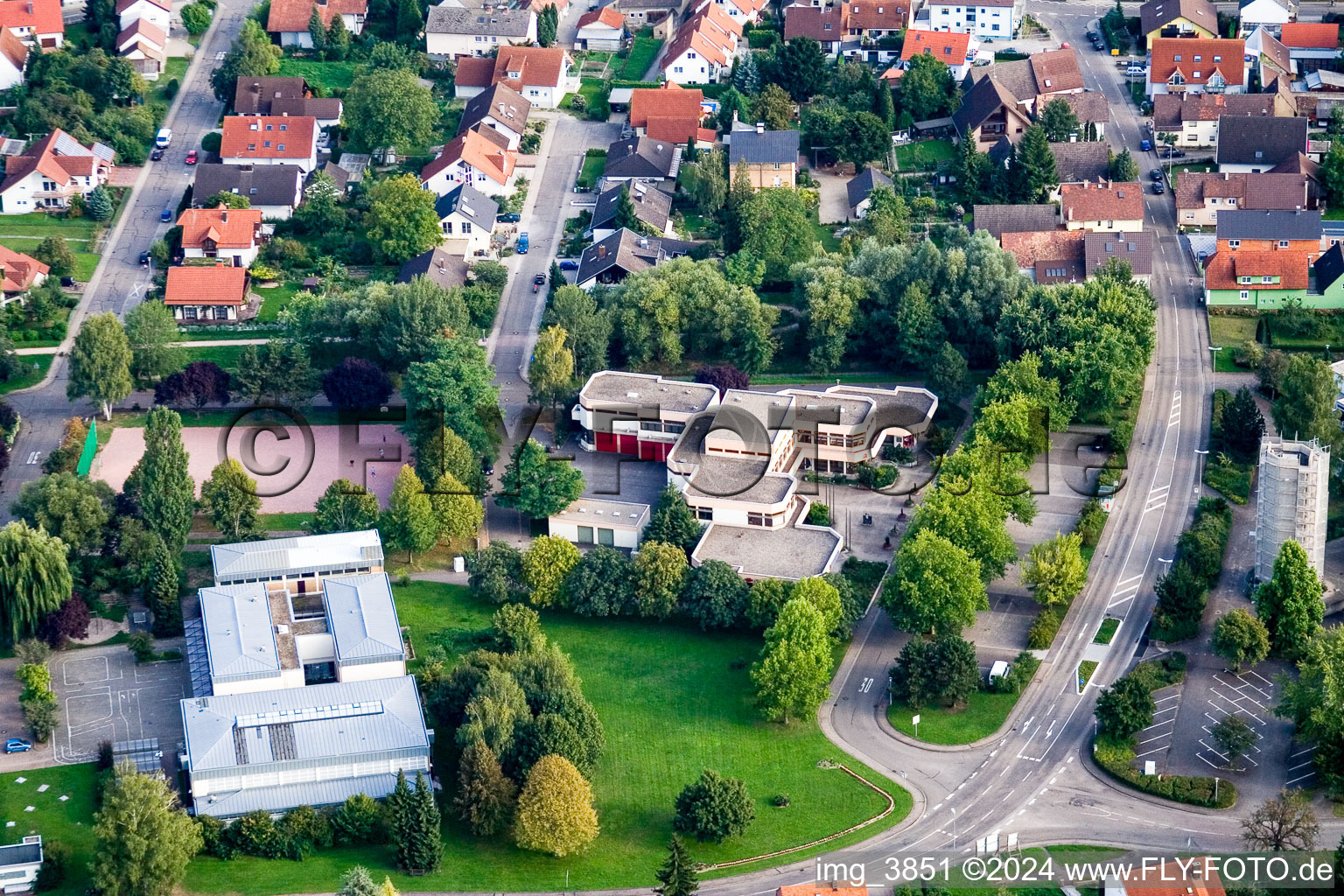 Steinmauern dans le département Bade-Wurtemberg, Allemagne vue du ciel