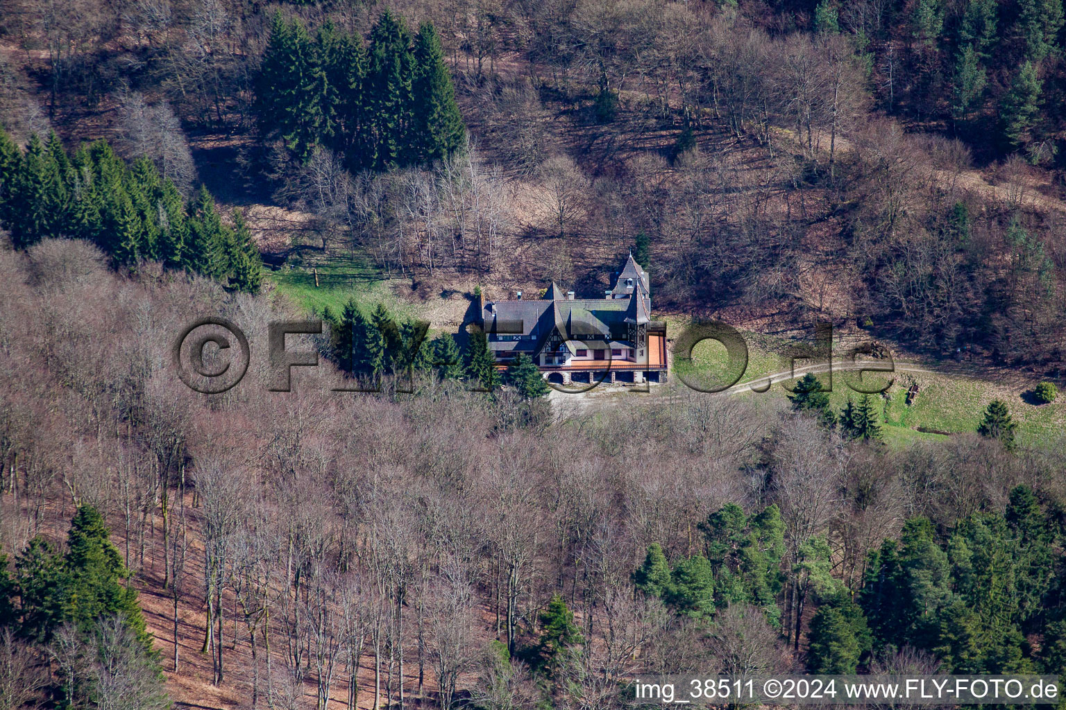 Photographie aérienne de Lohr dans le département Bas Rhin, France