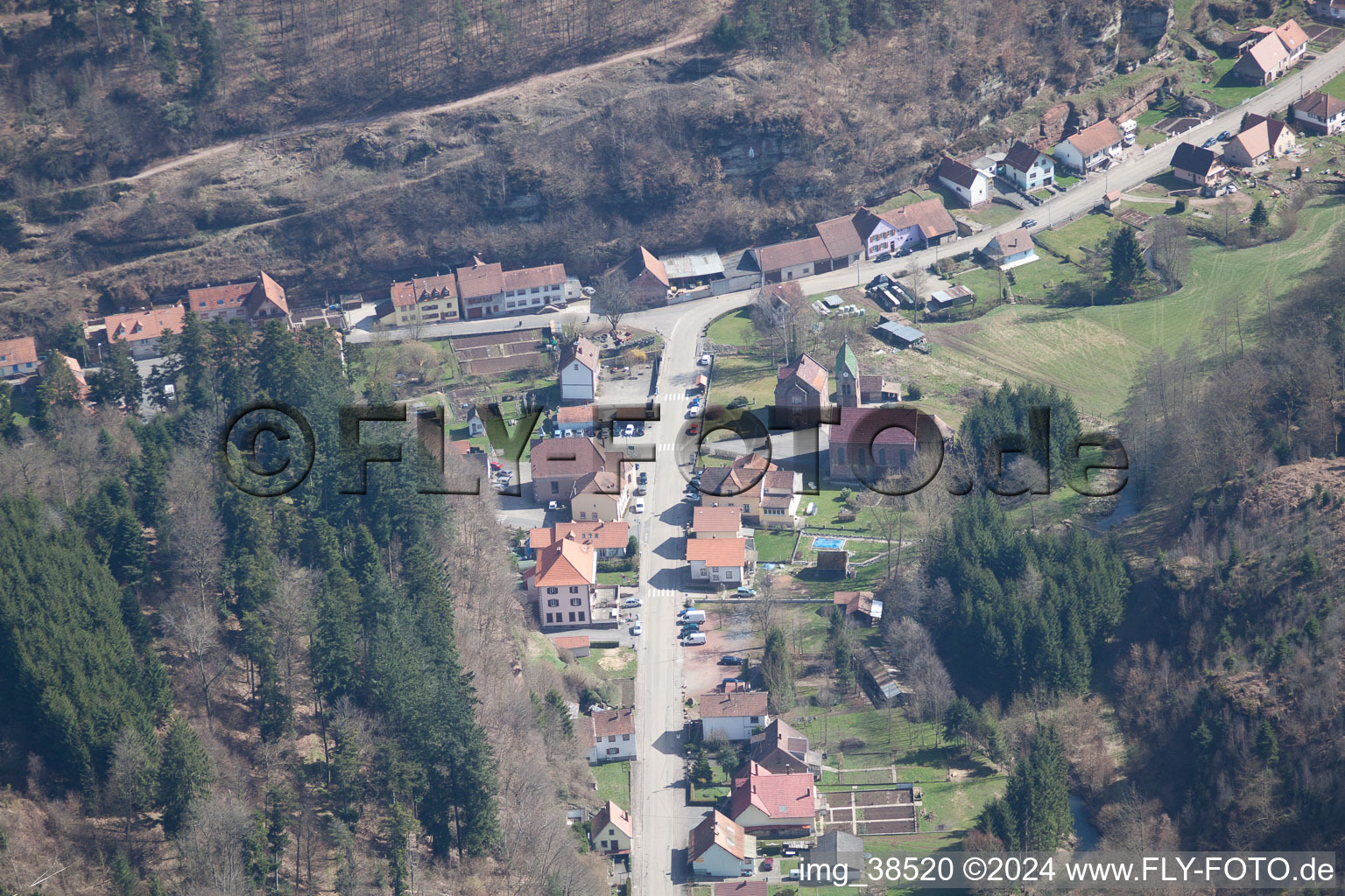 Photographie aérienne de Graufthal à Eschbourg dans le département Bas Rhin, France