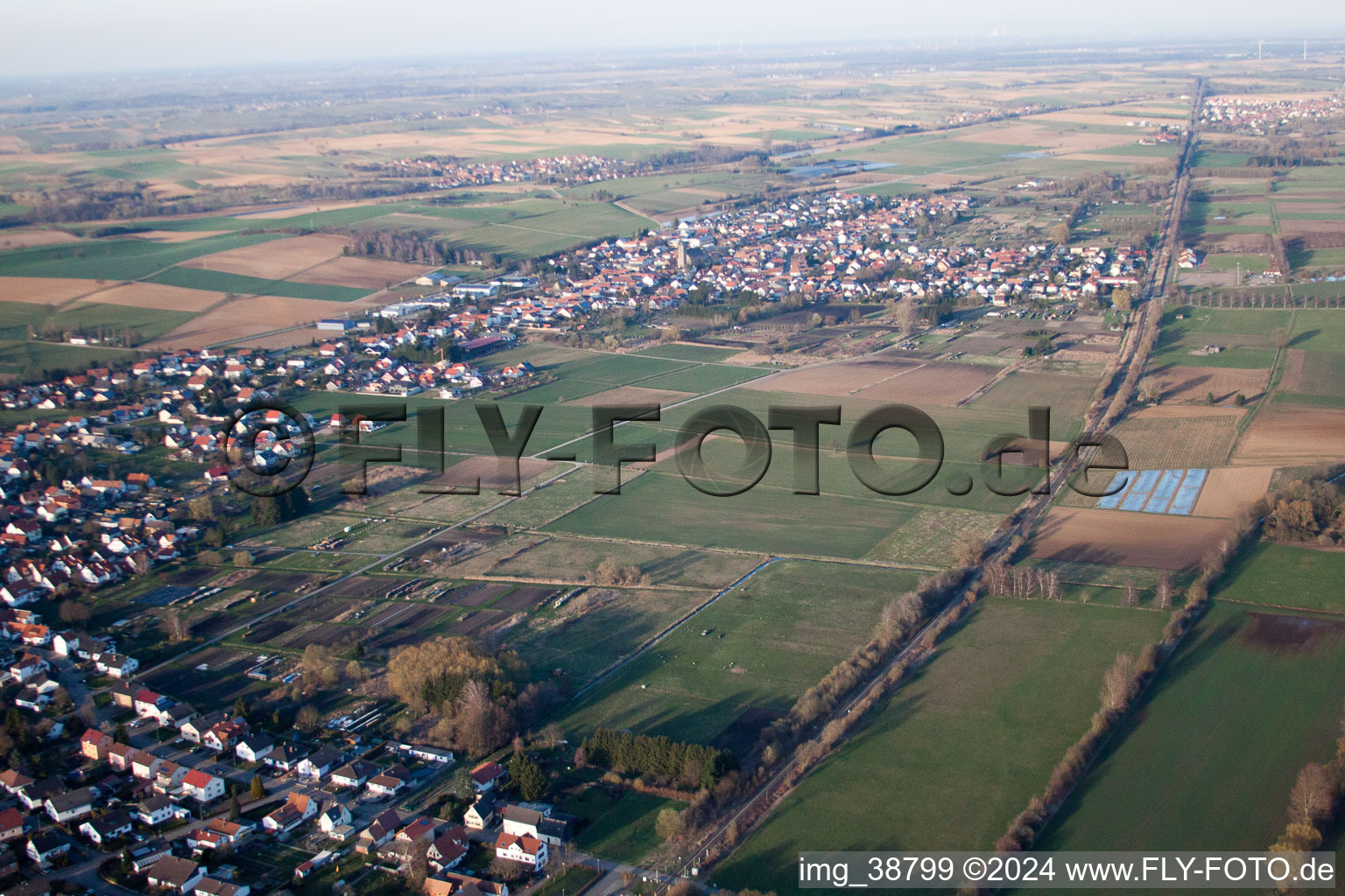 Photographie aérienne de Steinfeld dans le département Rhénanie-Palatinat, Allemagne