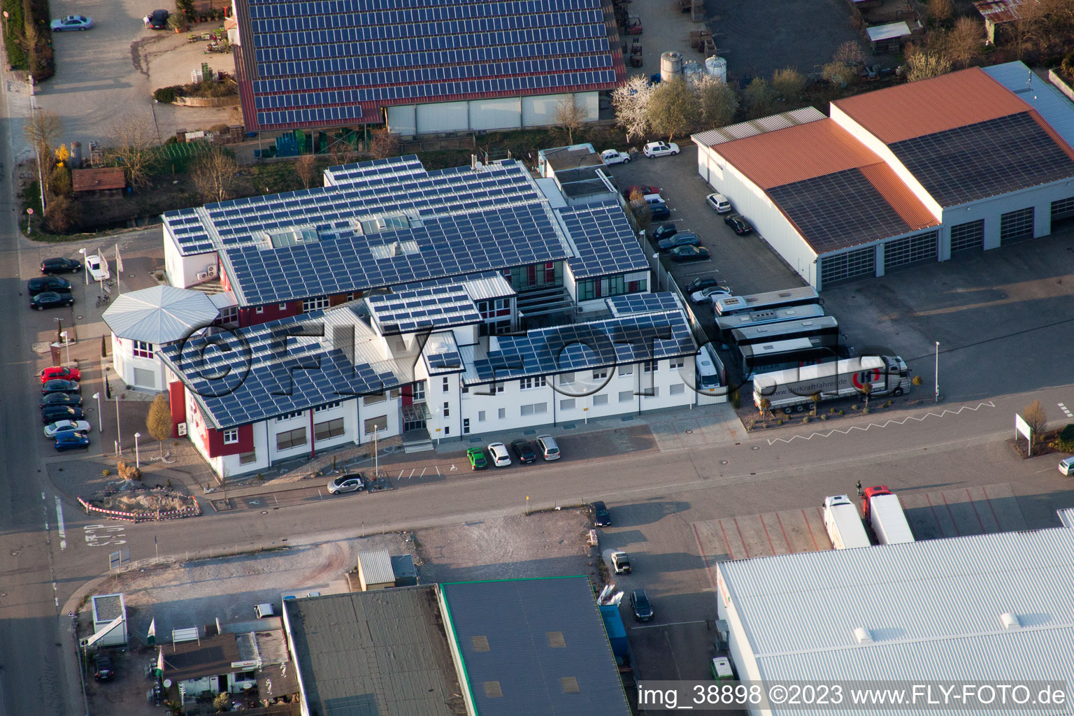 Photographie aérienne de Quartier Herxheim in Herxheim bei Landau dans le département Rhénanie-Palatinat, Allemagne