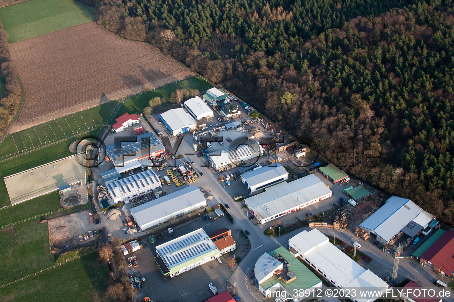 Image drone de Quartier Herxheim in Herxheim bei Landau dans le département Rhénanie-Palatinat, Allemagne