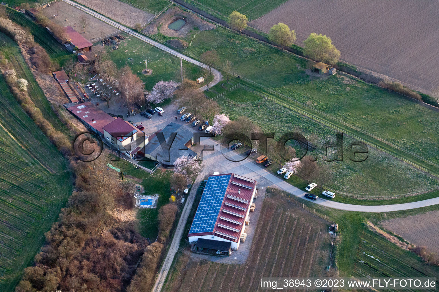 Photographie aérienne de Quartier Herxheim in Herxheim bei Landau dans le département Rhénanie-Palatinat, Allemagne