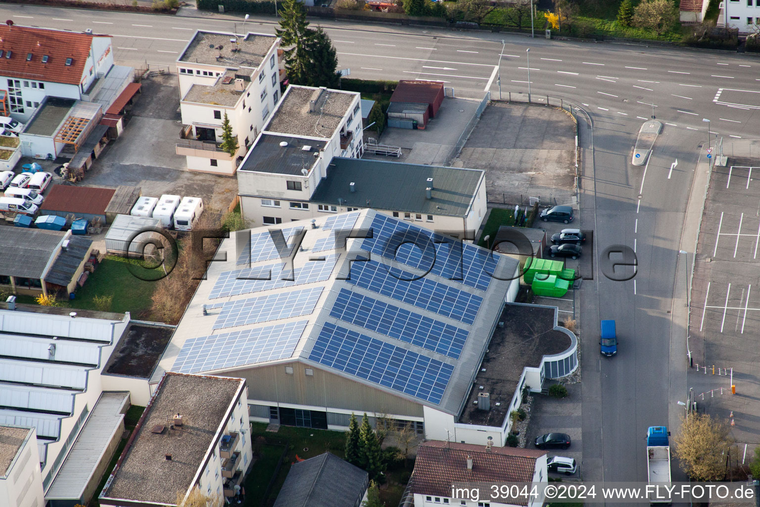 Photographie aérienne de METDRA Metall- und Drahtwarenfabrik GmbH, Dieselstr à le quartier Eltingen in Leonberg dans le département Bade-Wurtemberg, Allemagne