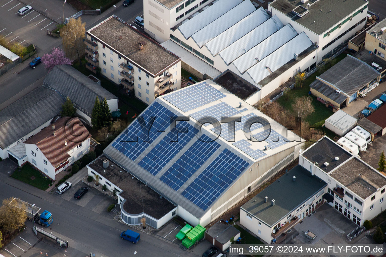 METDRA Metall- und Drahtwarenfabrik GmbH, Dieselstr à le quartier Eltingen in Leonberg dans le département Bade-Wurtemberg, Allemagne hors des airs