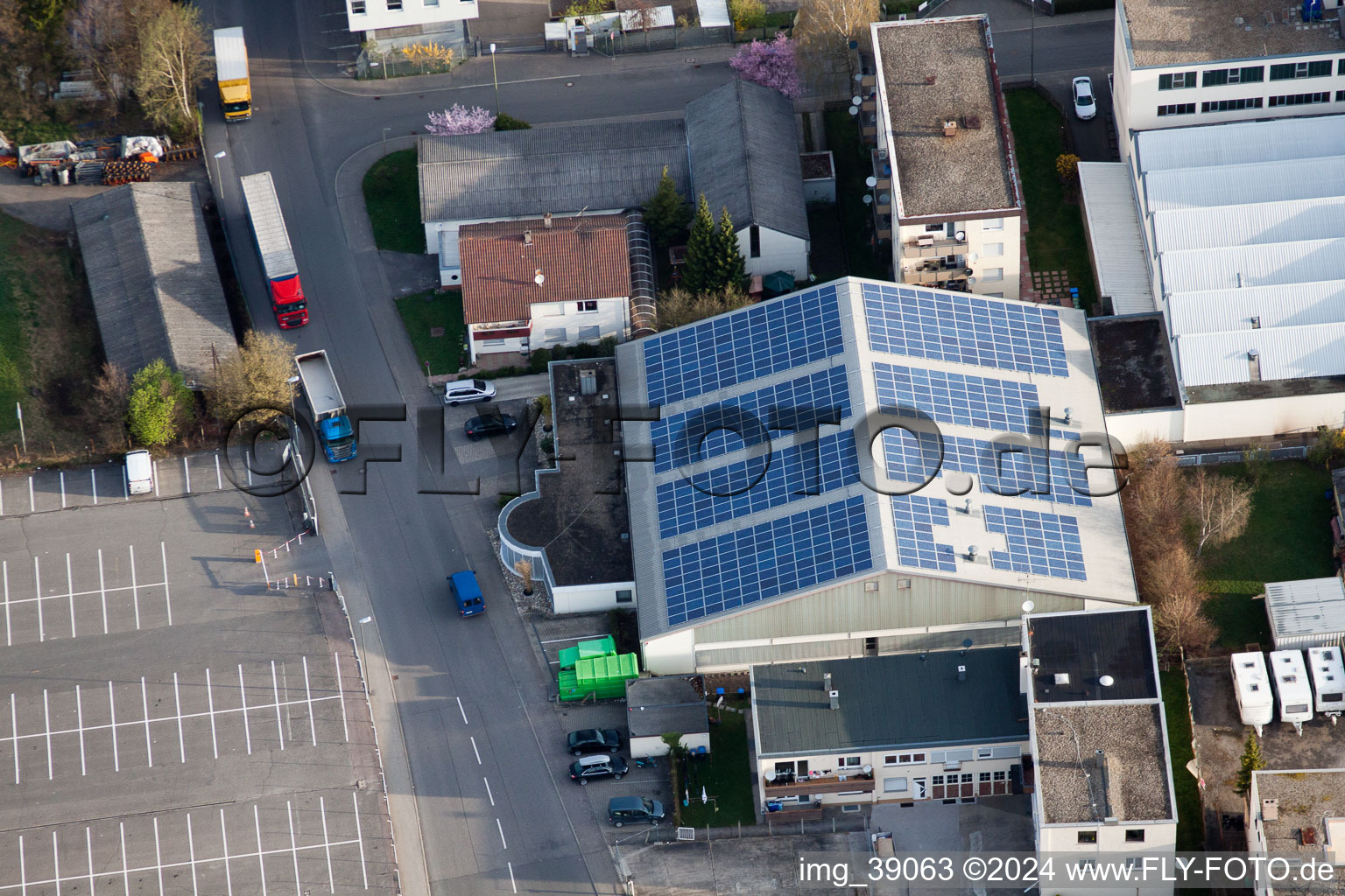 METDRA Metall- und Drahtwarenfabrik GmbH, Dieselstr à le quartier Eltingen in Leonberg dans le département Bade-Wurtemberg, Allemagne depuis l'avion