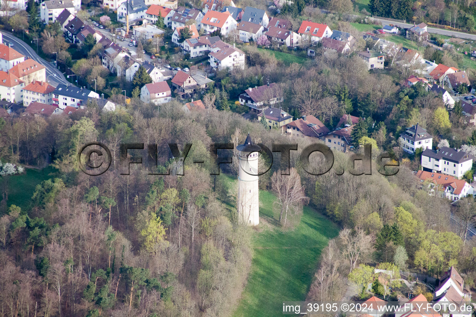 Photographie aérienne de Tour Engelberg à Leonberg dans le département Bade-Wurtemberg, Allemagne