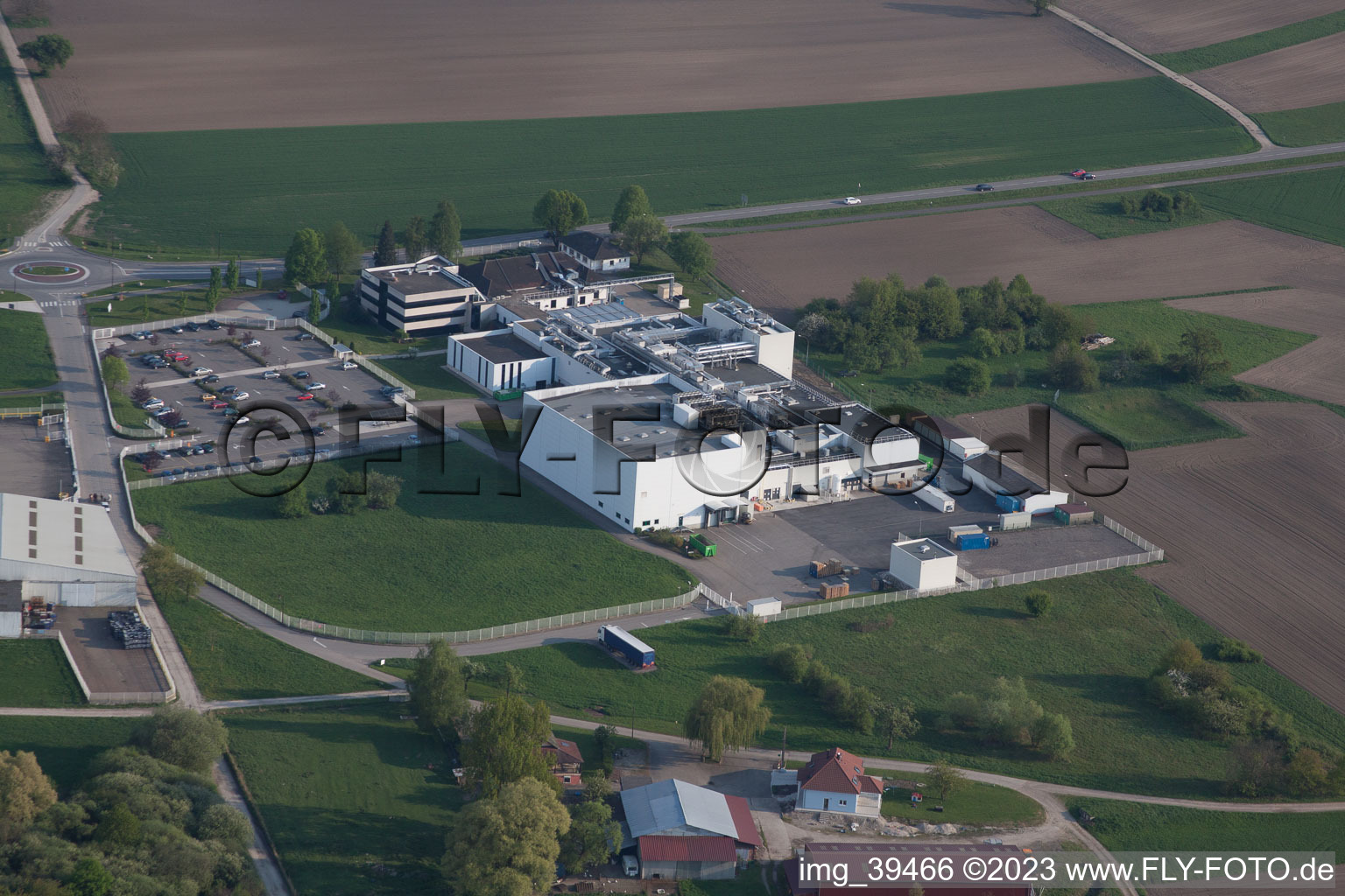 Photographie aérienne de Beinheim dans le département Bas Rhin, France