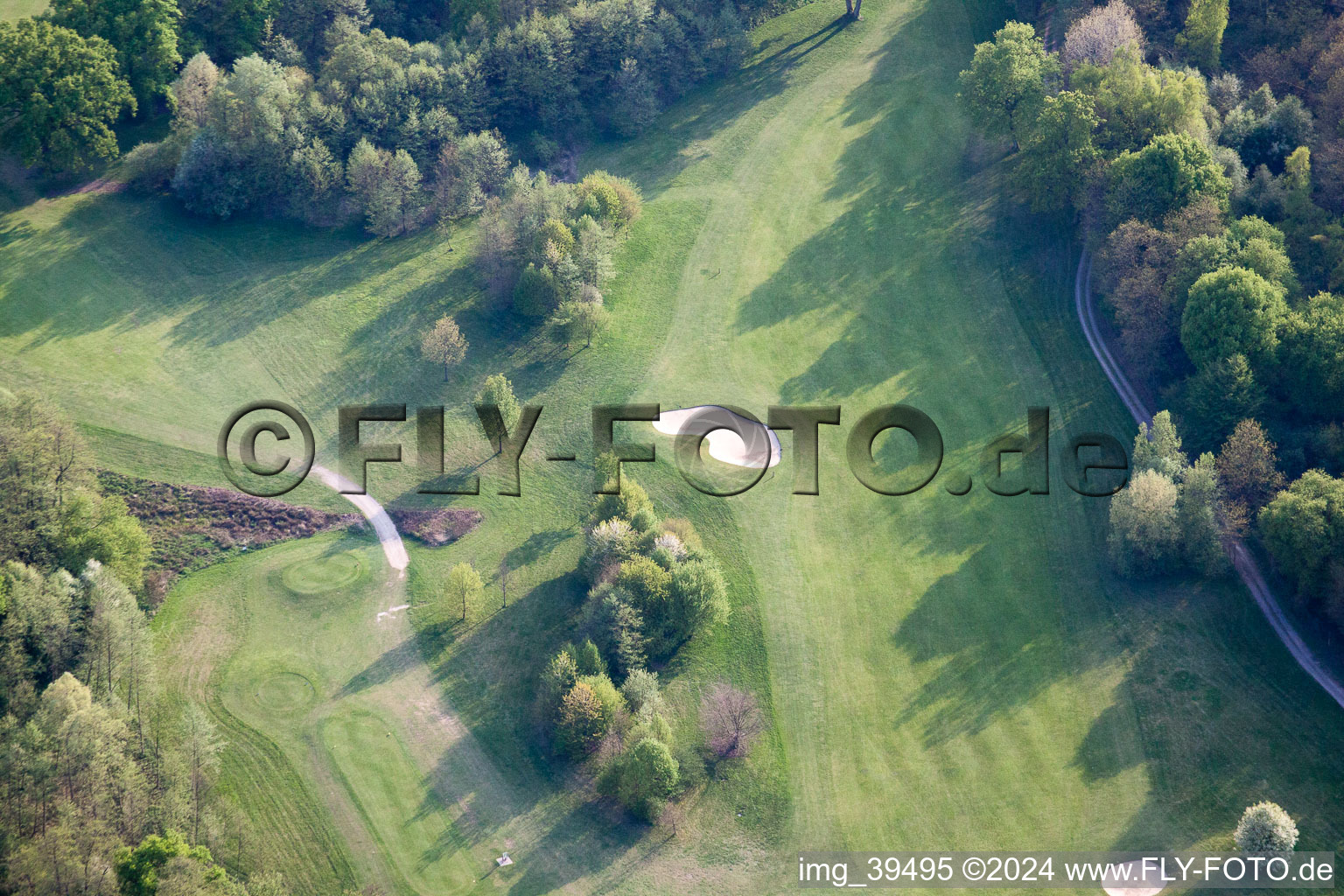 Club de golf Soufflenheim Baden-Baden à Soufflenheim dans le département Bas Rhin, France vue du ciel