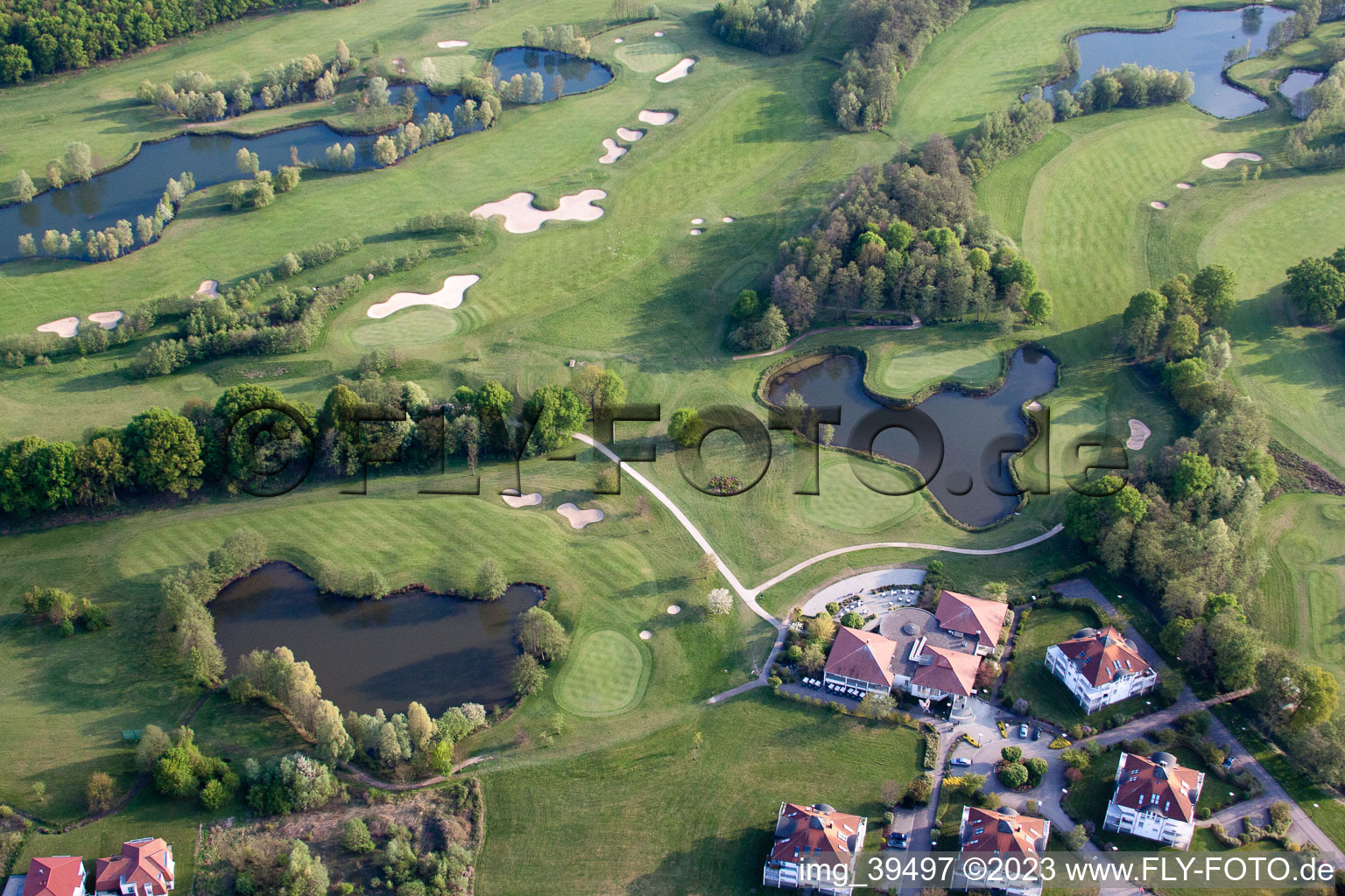 Image drone de Club de golf Soufflenheim Baden-Baden à Soufflenheim dans le département Bas Rhin, France