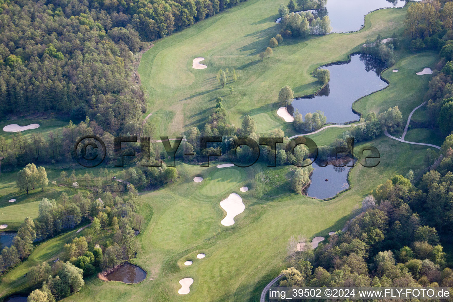 Photographie aérienne de Club de golf Soufflenheim Baden-Baden à Soufflenheim dans le département Bas Rhin, France