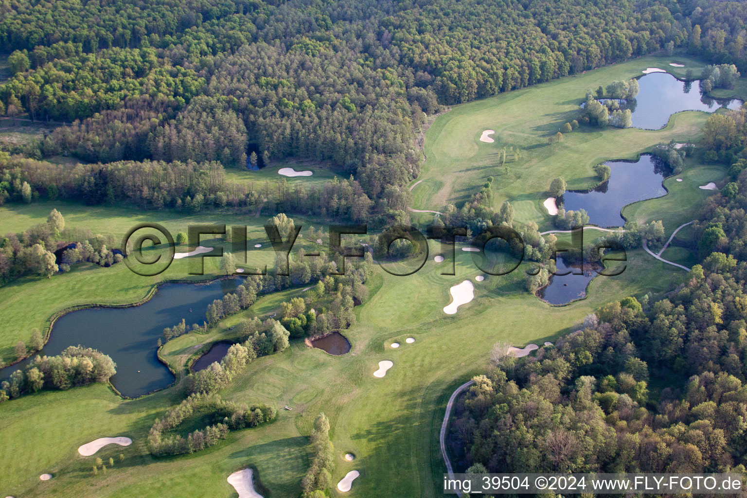 Club de golf Soufflenheim Baden-Baden à Soufflenheim dans le département Bas Rhin, France d'en haut