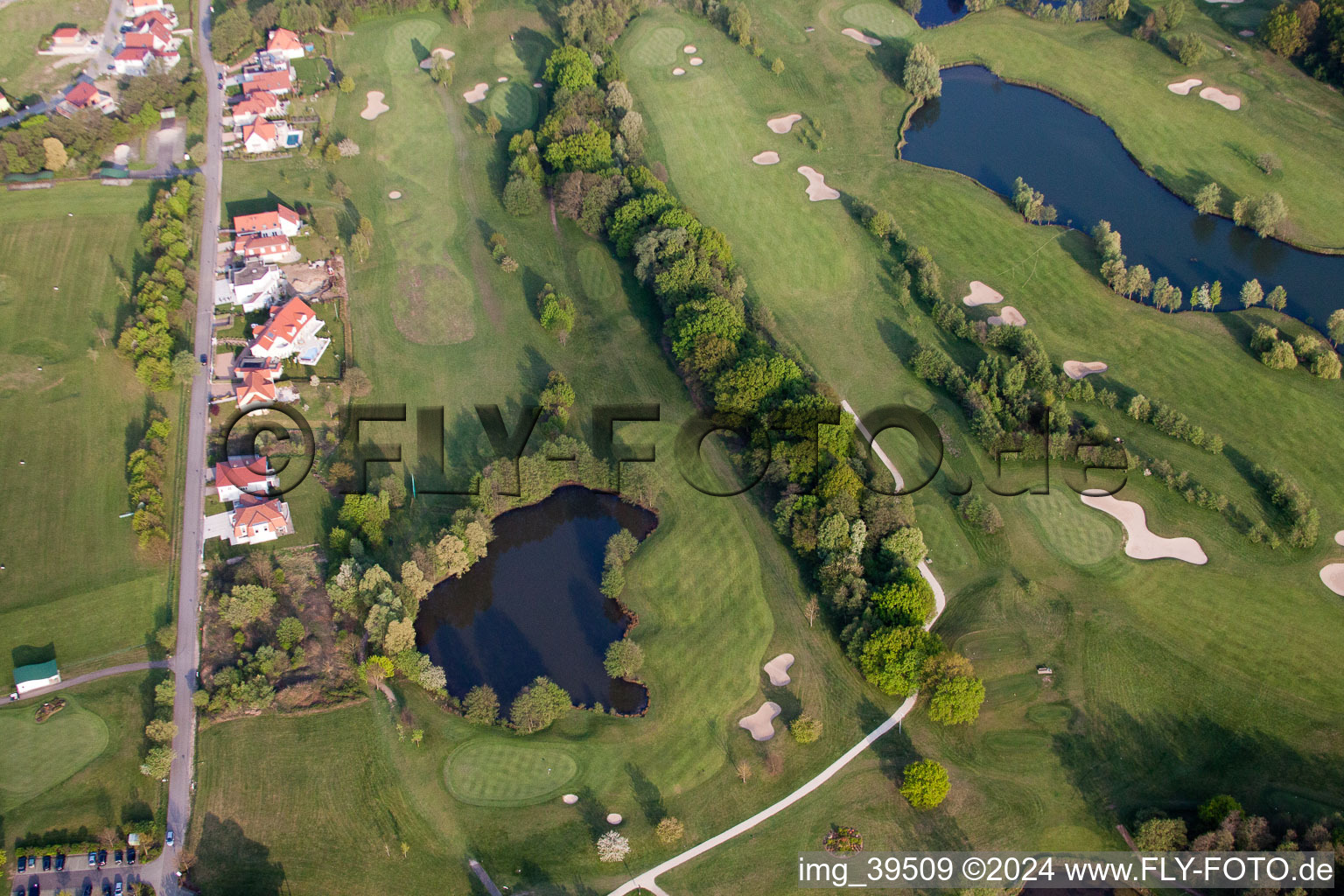 Club de golf Soufflenheim Baden-Baden à Soufflenheim dans le département Bas Rhin, France vue du ciel