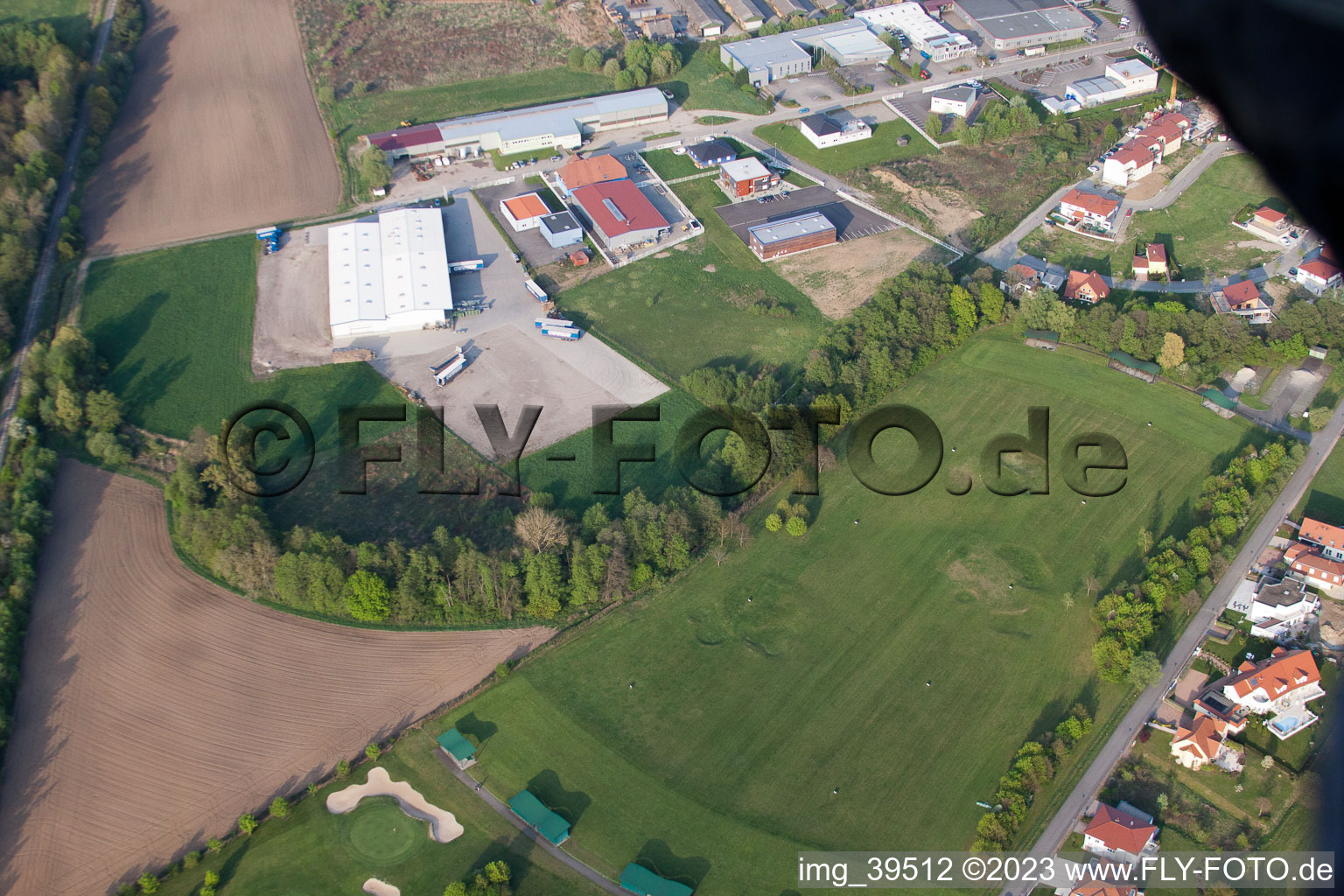 Image drone de Club de golf Soufflenheim Baden-Baden à Soufflenheim dans le département Bas Rhin, France
