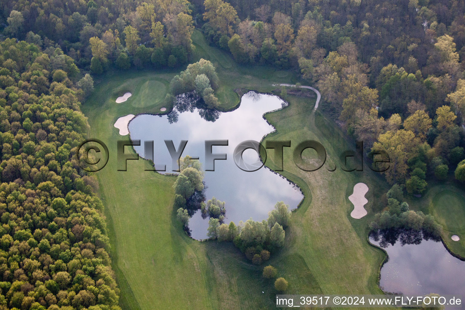 Photographie aérienne de Club de golf Soufflenheim Baden-Baden à Soufflenheim dans le département Bas Rhin, France