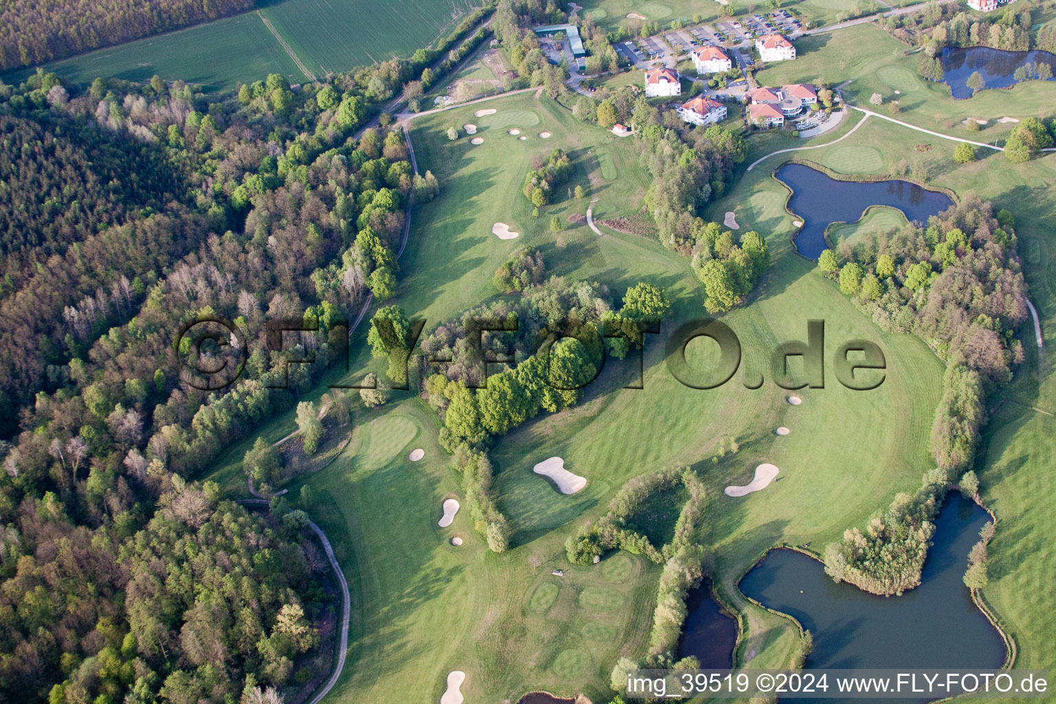 Club de golf Soufflenheim Baden-Baden à Soufflenheim dans le département Bas Rhin, France d'en haut