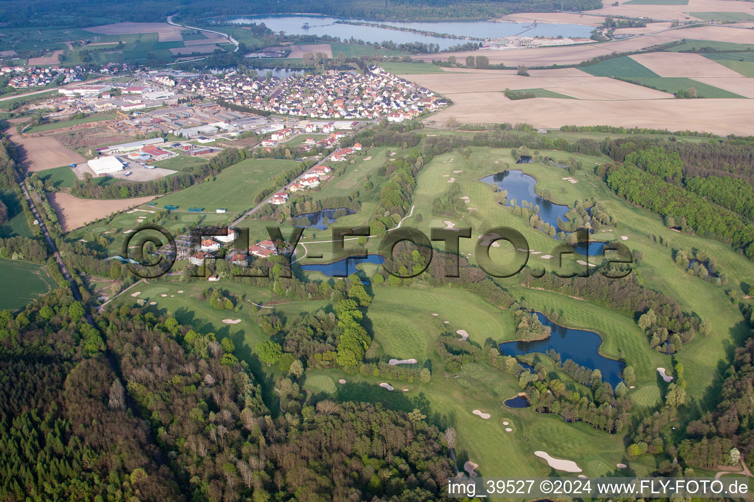 Image drone de Club de golf Soufflenheim Baden-Baden à Soufflenheim dans le département Bas Rhin, France