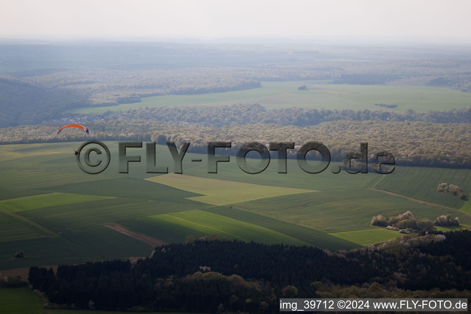 Escherange dans le département Moselle, France d'en haut