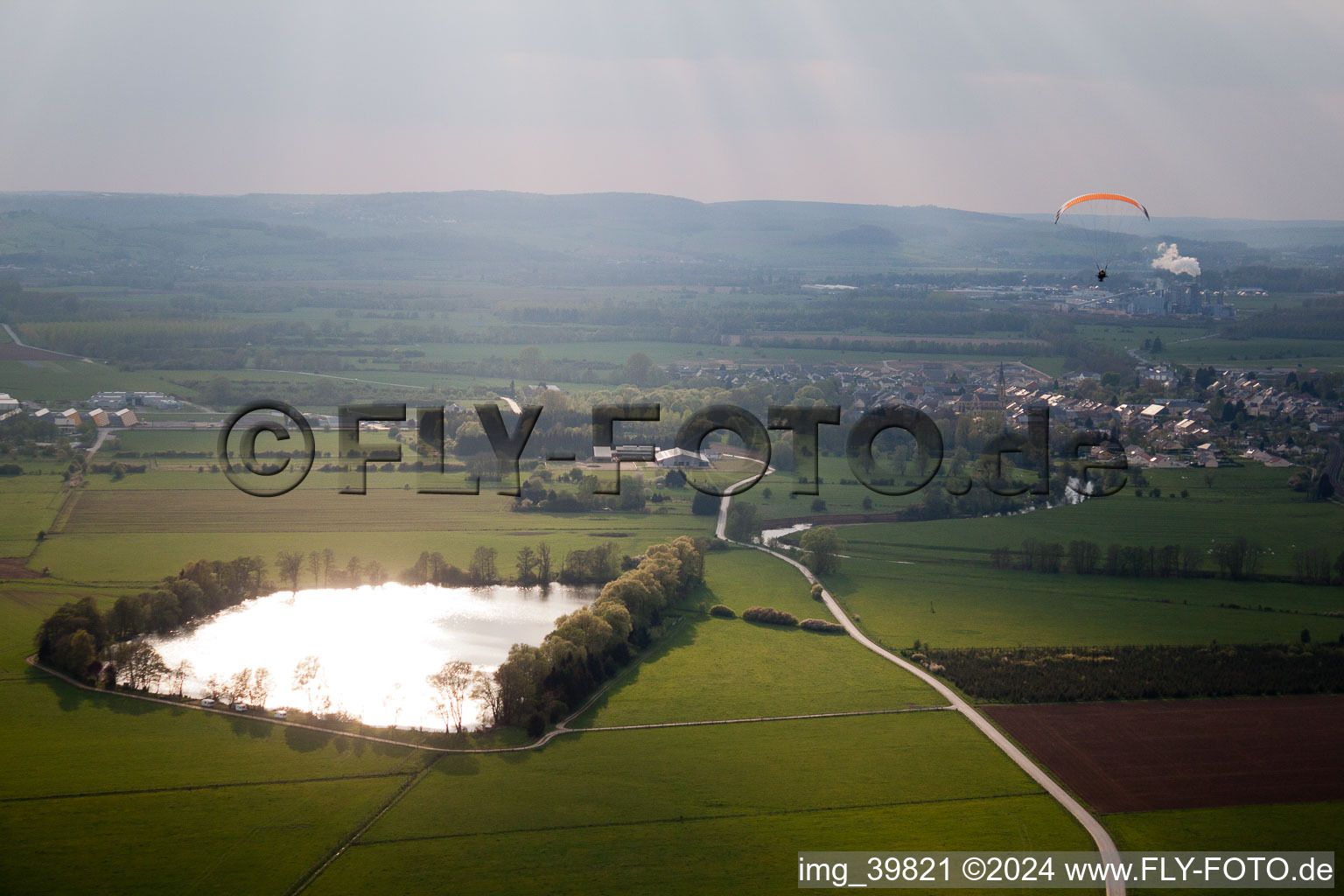 Photographie aérienne de Brévilly dans le département Ardennes, France