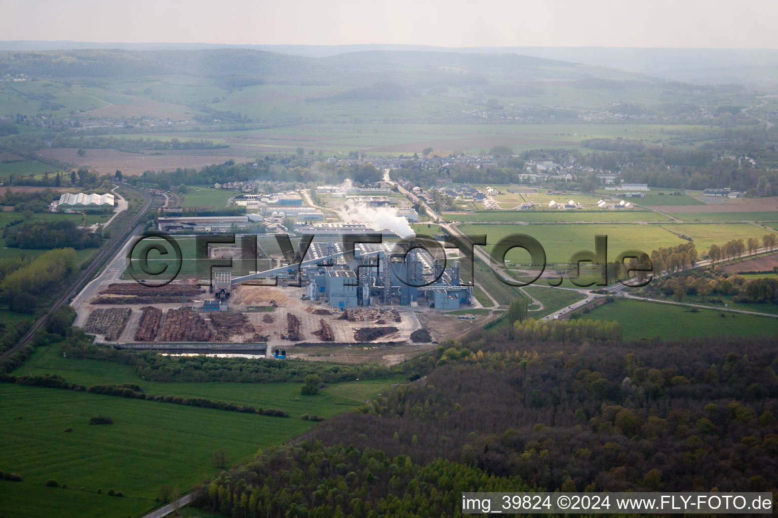 Brévilly dans le département Ardennes, France d'en haut