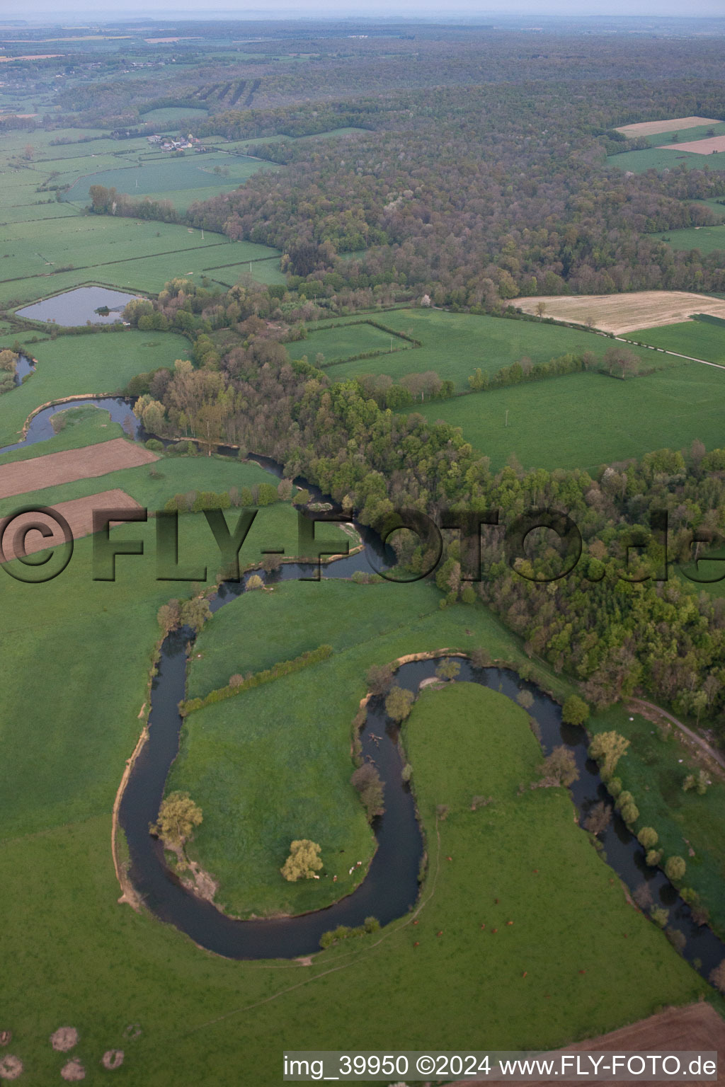 Photographie aérienne de Oise à Sorbais dans le département Aisne, France