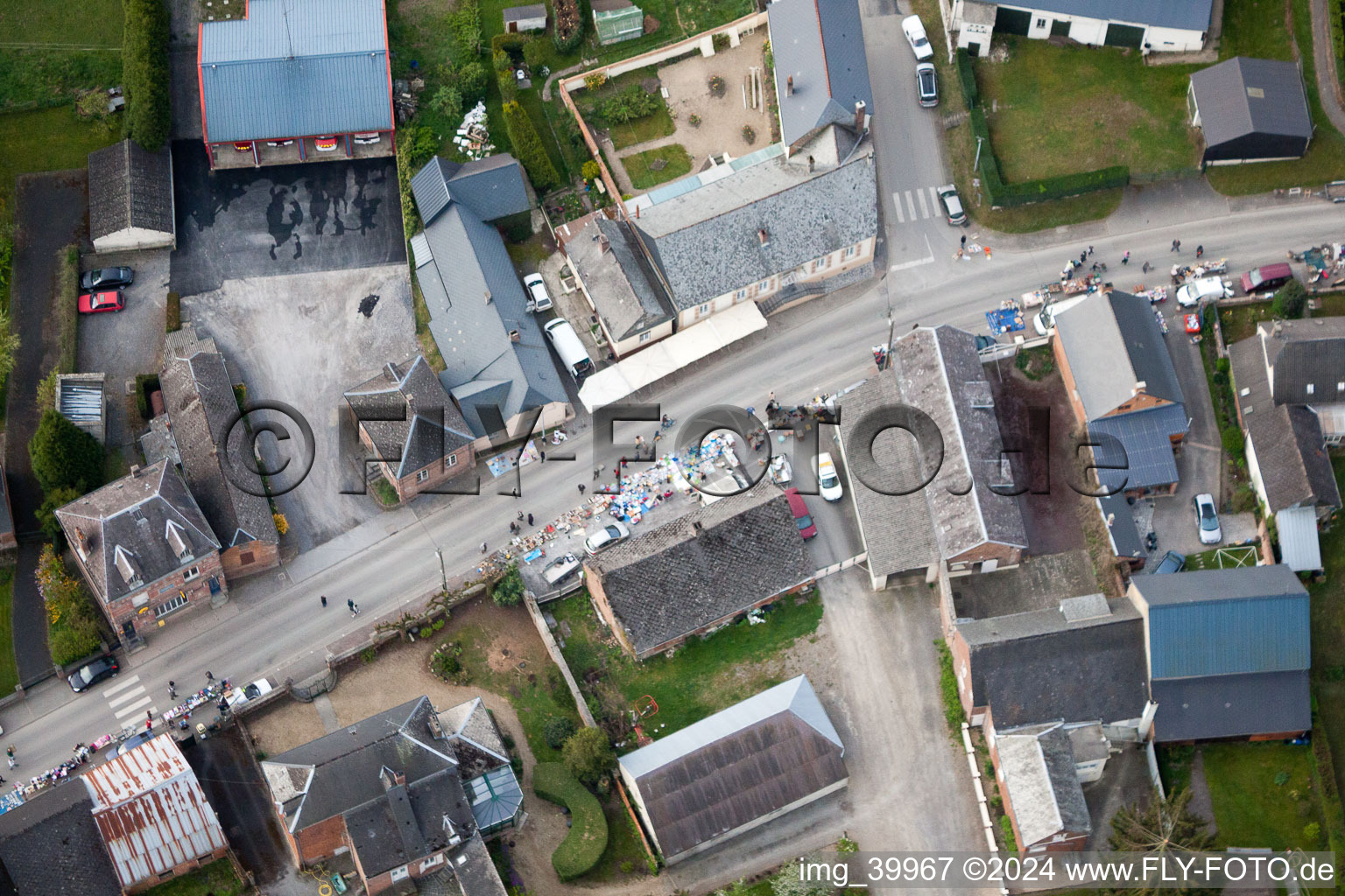 Marly-Gomont dans le département Aisne, France vue d'en haut