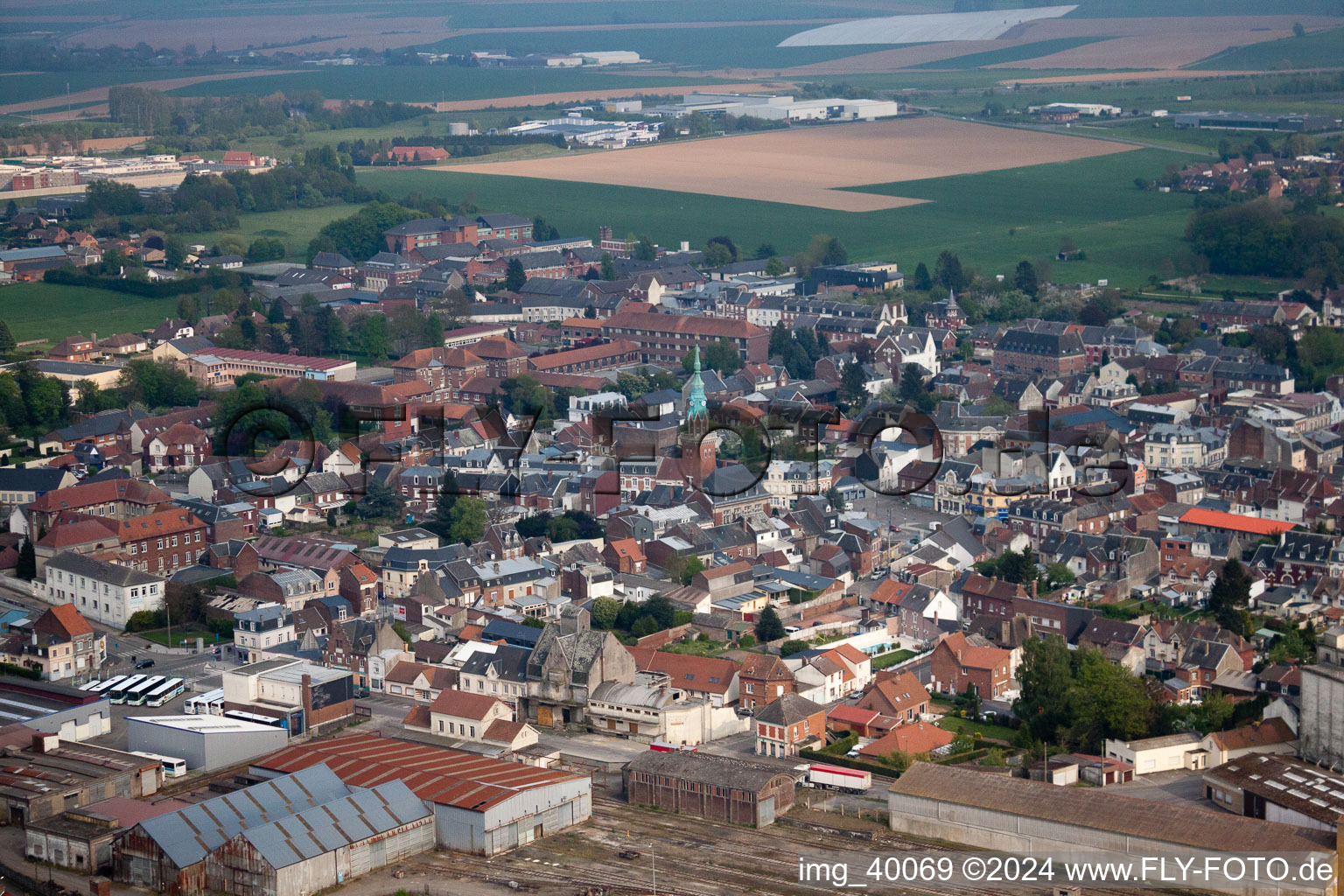 Photographie aérienne de Avesnes-lès-Bapaume dans le département Pas de Calais, France