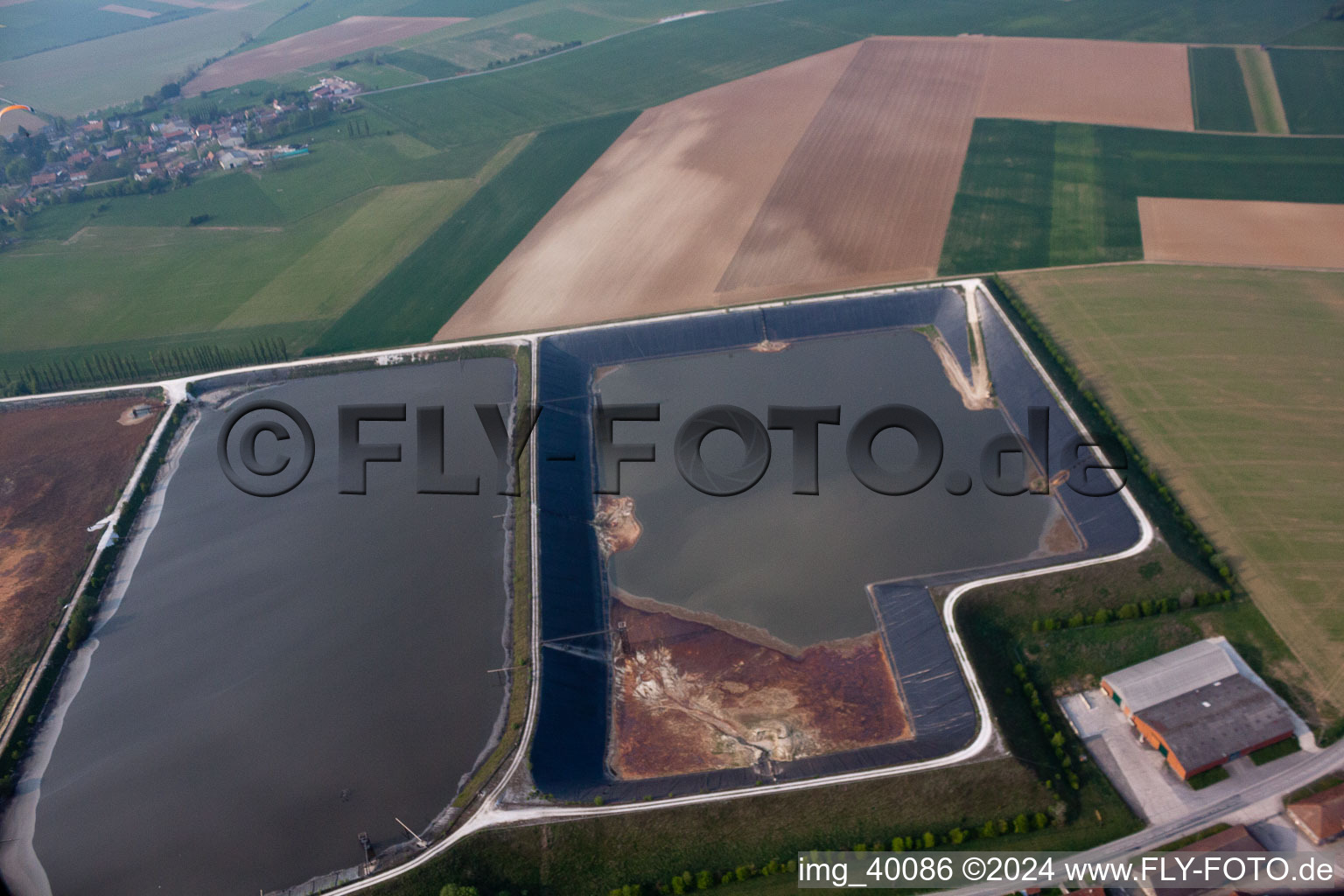 Vue oblique de Boiry-Sainte-Rictrude dans le département Pas de Calais, France