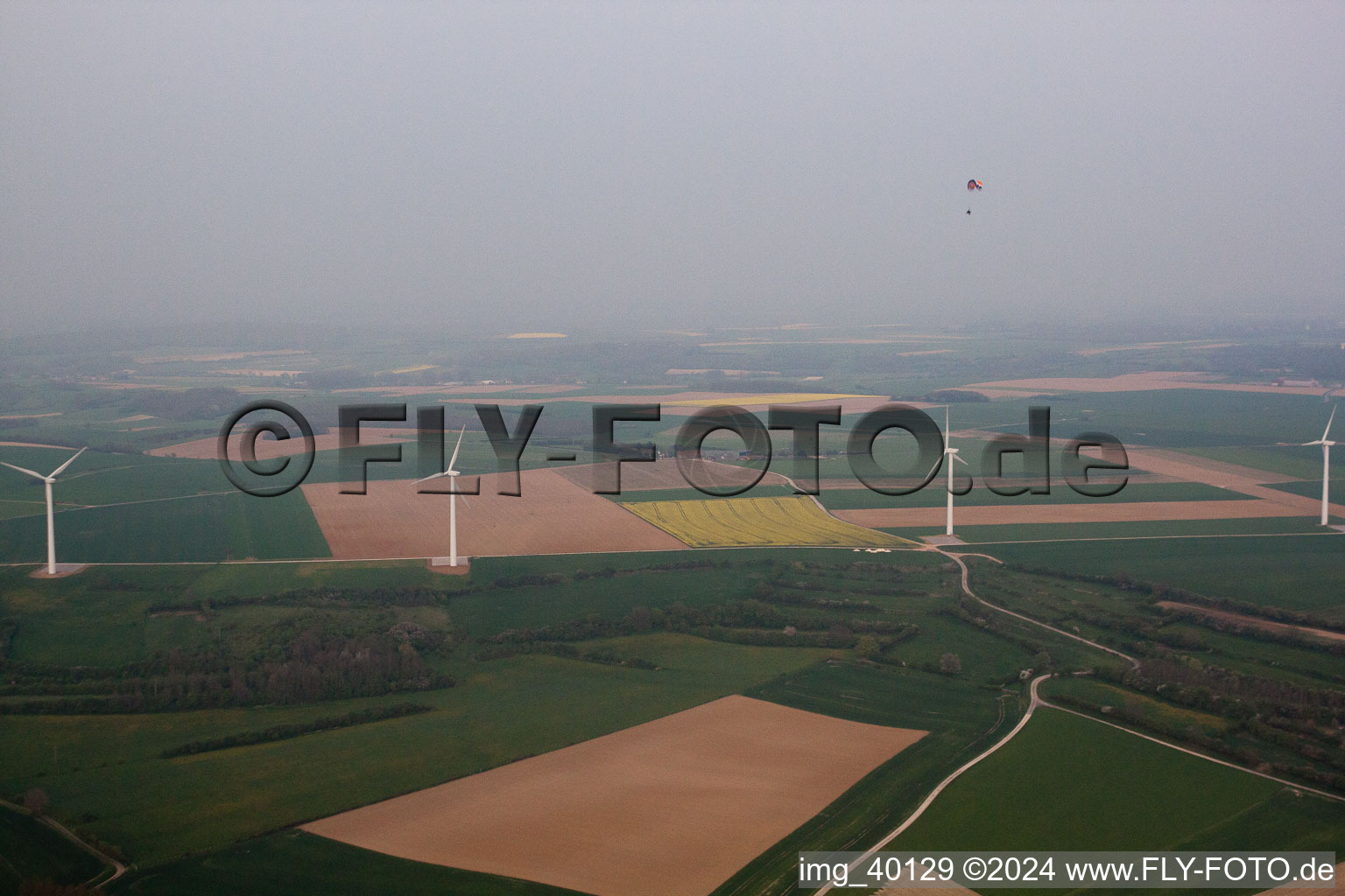 Vue aérienne de Vincly dans le département Pas de Calais, France