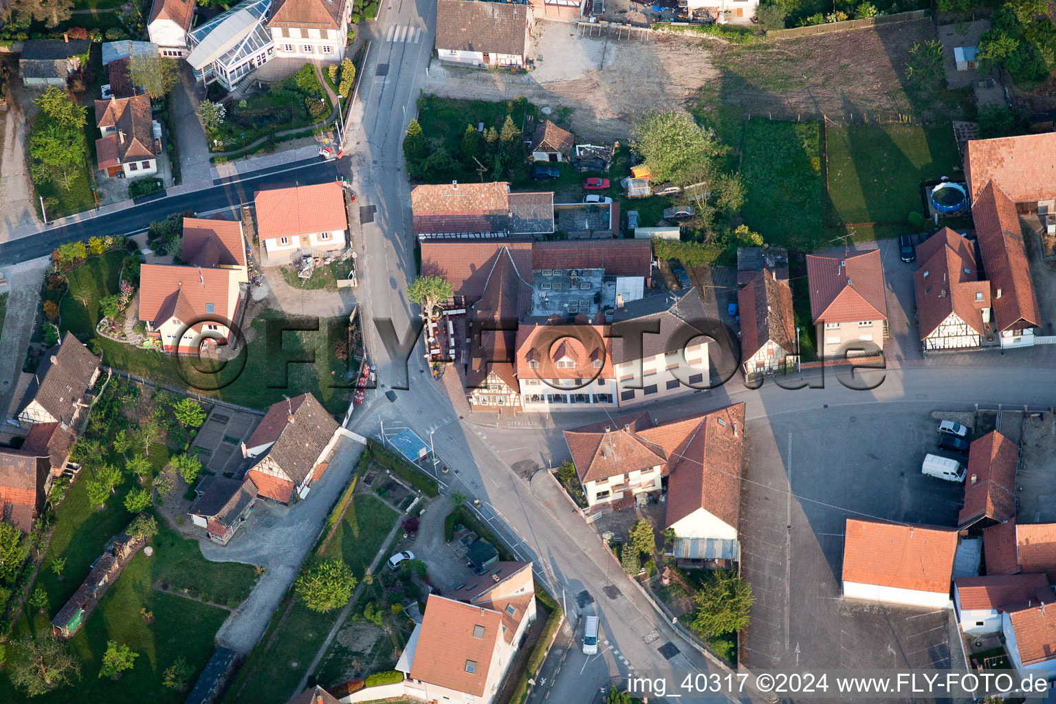 Munchhausen dans le département Bas Rhin, France d'un drone