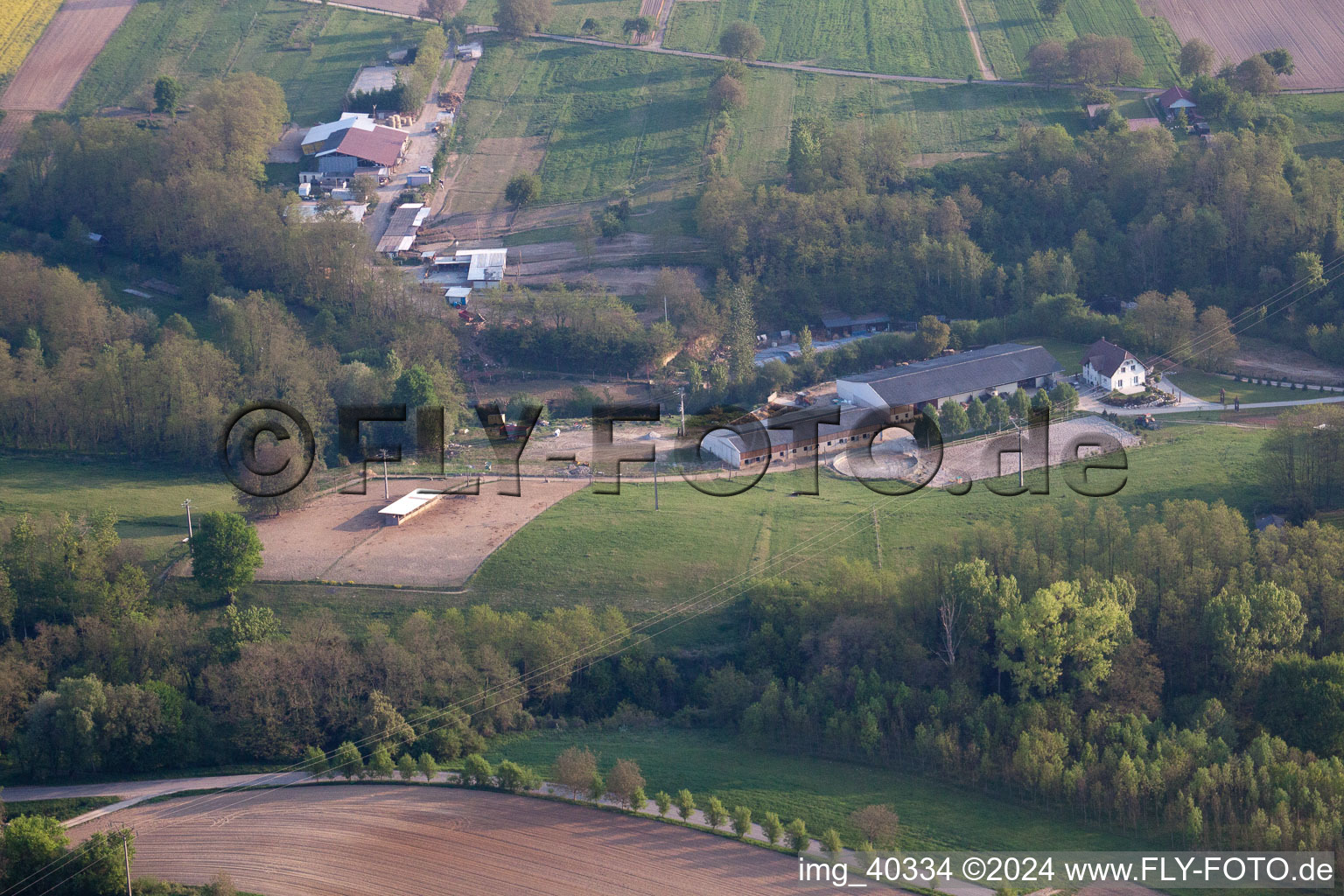 Photographie aérienne de Mothern dans le département Bas Rhin, France