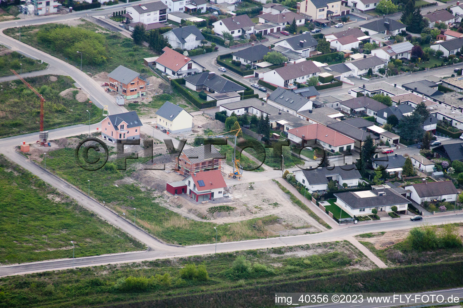 Image drone de Jockgrim dans le département Rhénanie-Palatinat, Allemagne