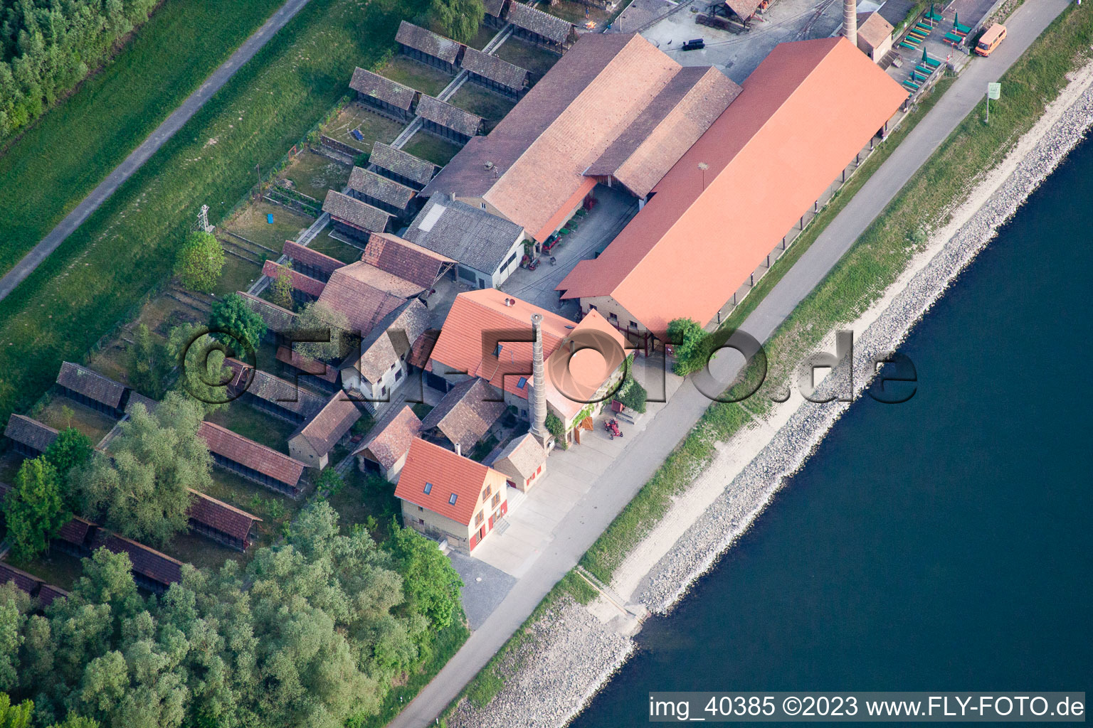 Image drone de Quartier Sondernheim in Germersheim dans le département Rhénanie-Palatinat, Allemagne