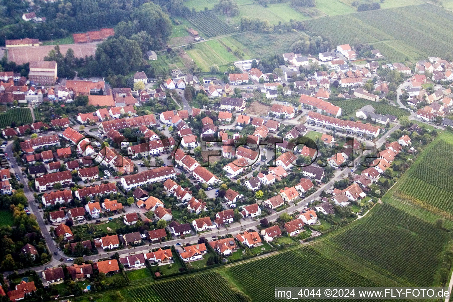 Photographie aérienne de Du nord à le quartier Godramstein in Landau in der Pfalz dans le département Rhénanie-Palatinat, Allemagne