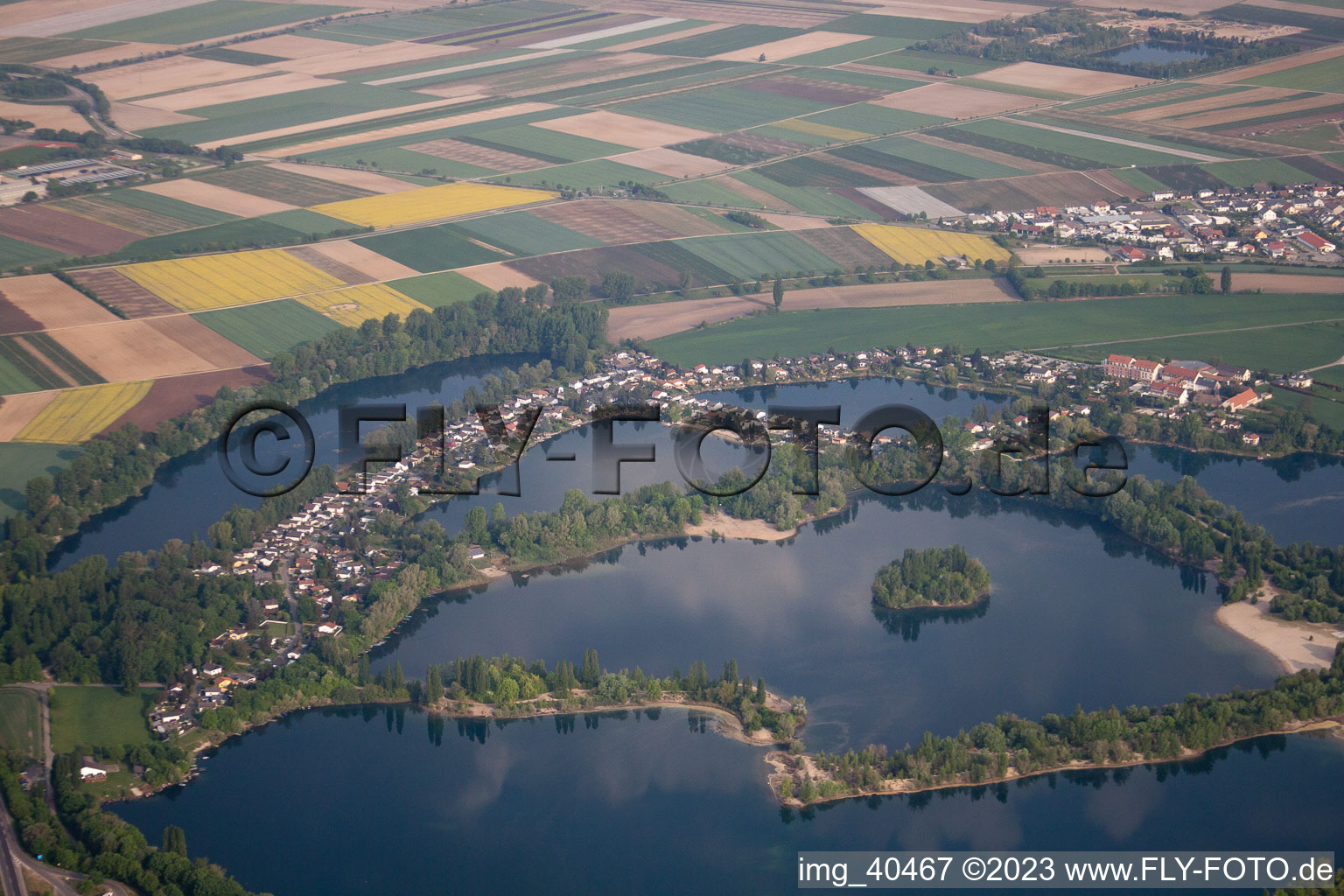 Vue aérienne de Lindner Hotel & Spa Binshof à Speyer dans le département Rhénanie-Palatinat, Allemagne