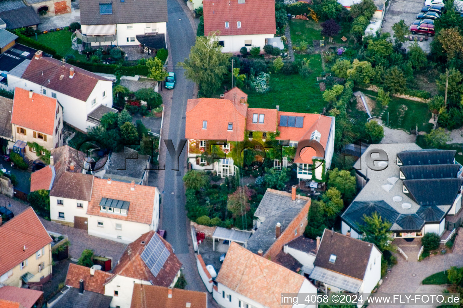 Siebeldingen dans le département Rhénanie-Palatinat, Allemagne hors des airs