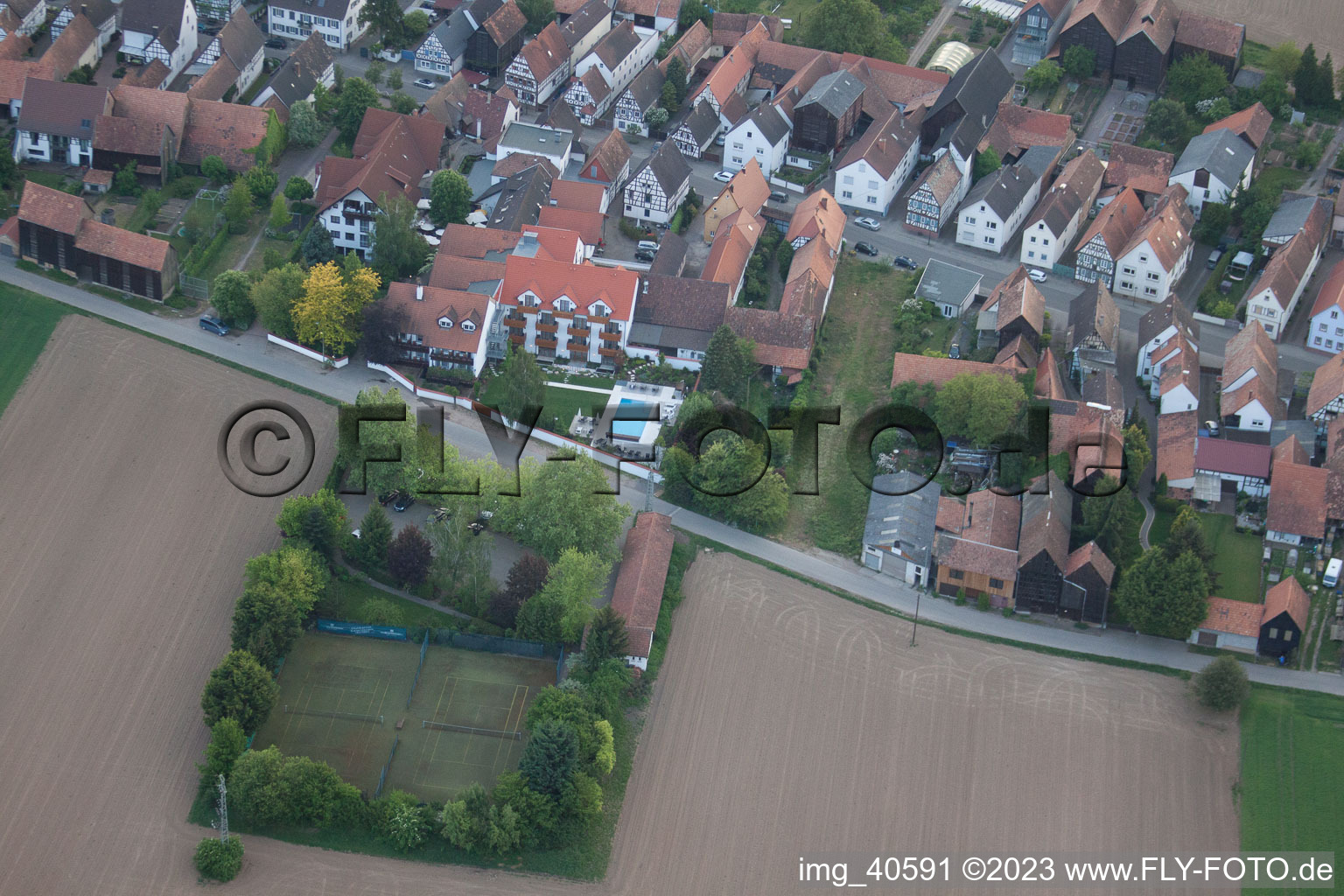 Quartier Hayna in Herxheim bei Landau dans le département Rhénanie-Palatinat, Allemagne d'un drone